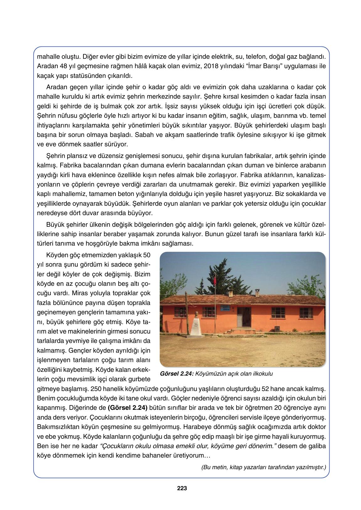 10. Sınıf Tutku Yayınları Coğrafya Ders Kitabı Sayfa 223 Cevapları 10. Sınıf Tutku Yayınları Coğrafya Ders Kitabı Sayfa 223 Cevapları