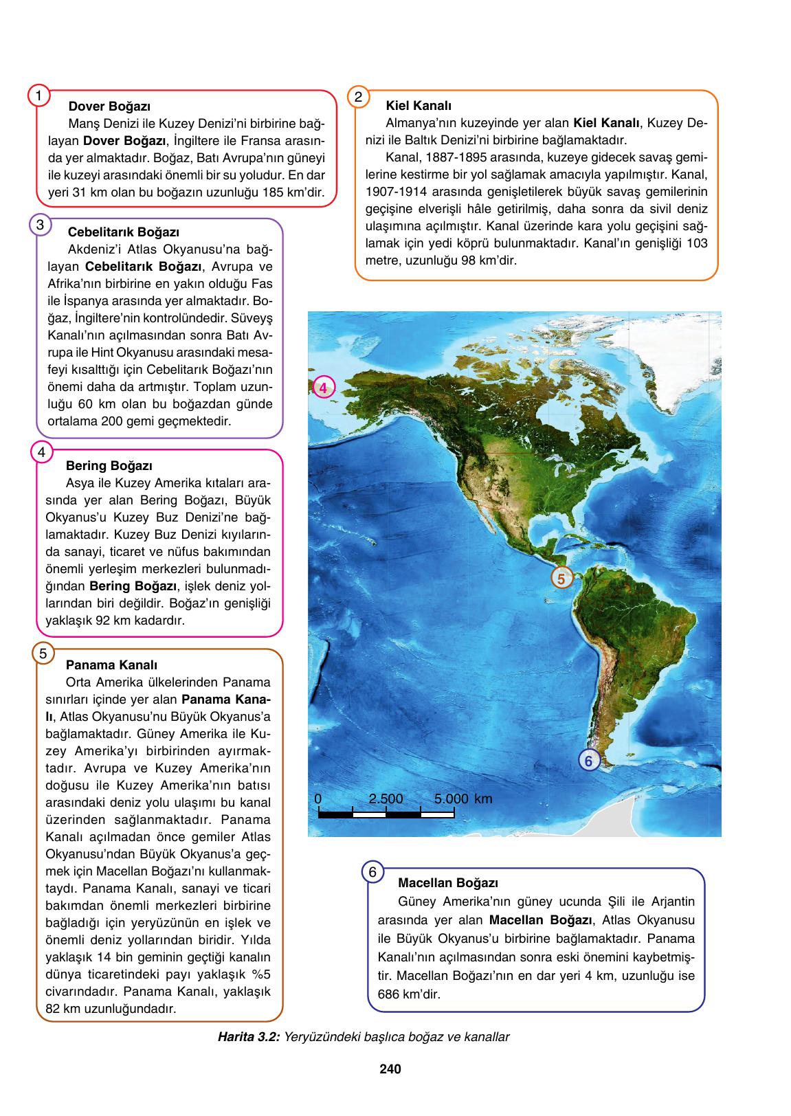 10. Sınıf Tutku Yayınları Coğrafya Ders Kitabı Sayfa 240 Cevapları