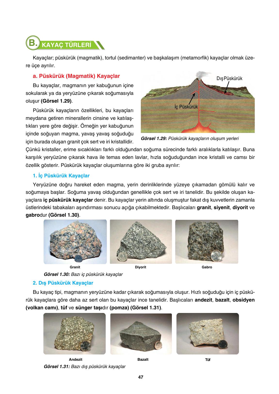 10. Sınıf Tutku Yayınları Coğrafya Ders Kitabı Sayfa 47 Cevapları