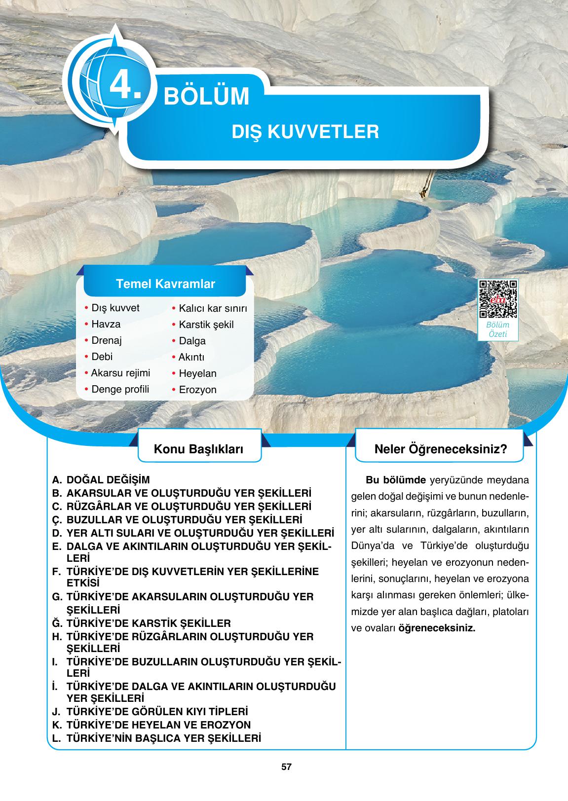 10. Sınıf Tutku Yayınları Coğrafya Ders Kitabı Sayfa 57 Cevapları