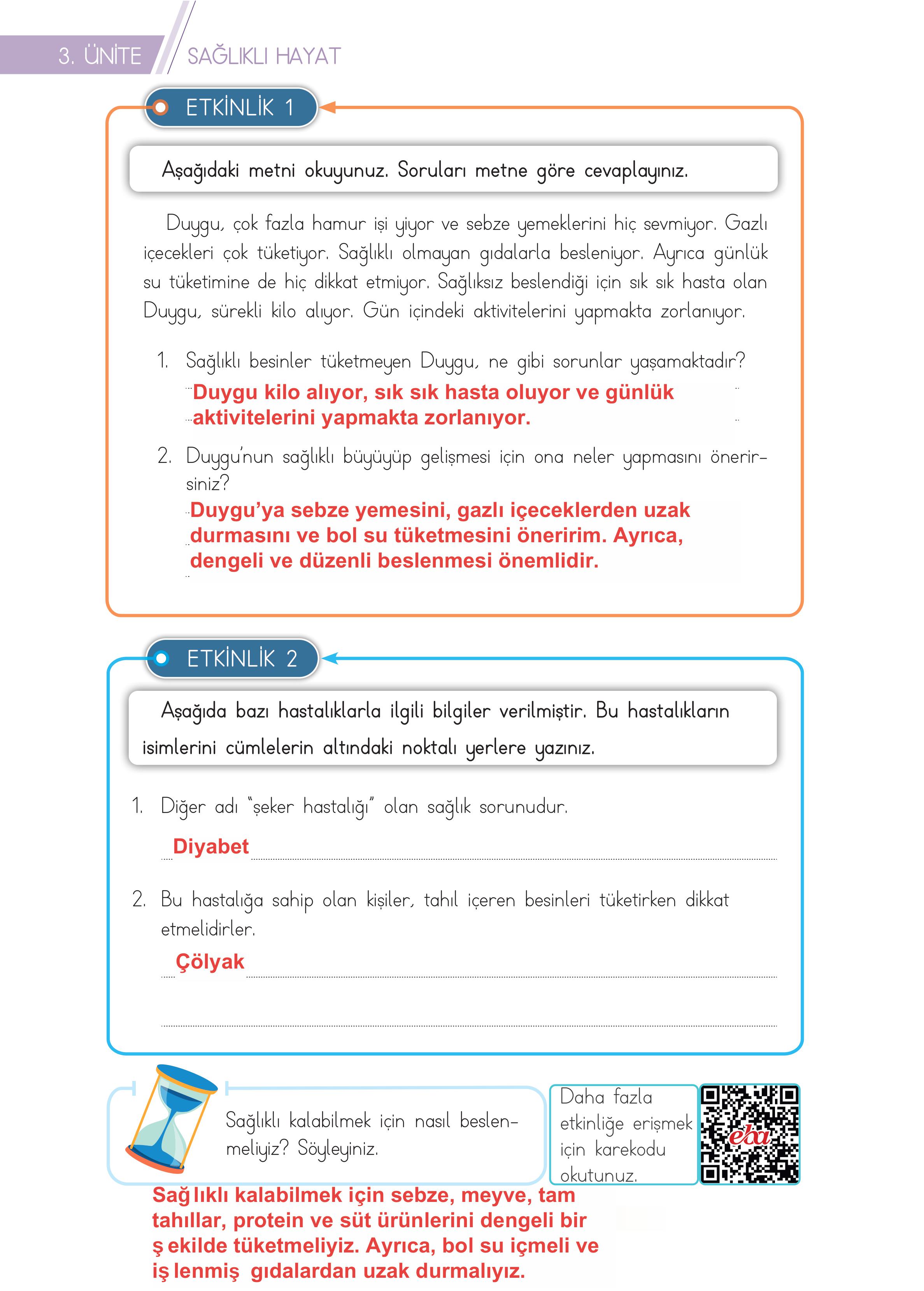3. Sınıf Meb Yayınları Hayat Bilgisi Ders Kitabı Sayfa 104 Cevapları 3. Sınıf Meb Yayınları Hayat Bilgisi Ders Kitabı Sayfa 104 Cevapları