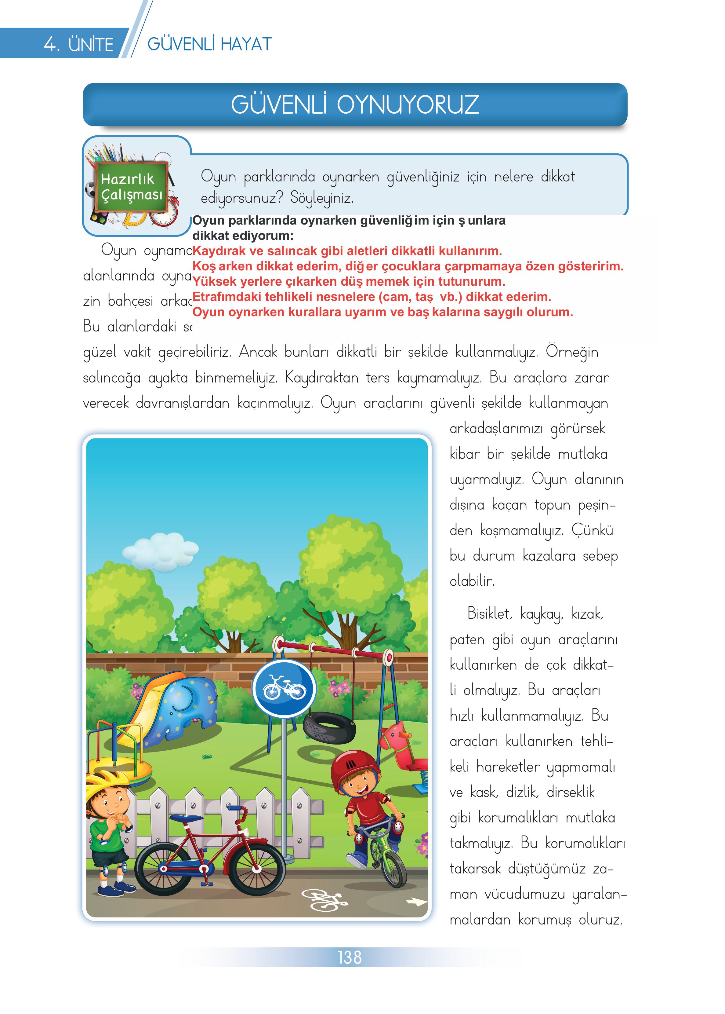 3. Sınıf Meb Yayınları Hayat Bilgisi Ders Kitabı Sayfa 138 Cevapları 3. Sınıf Meb Yayınları Hayat Bilgisi Ders Kitabı Sayfa 138 Cevapları