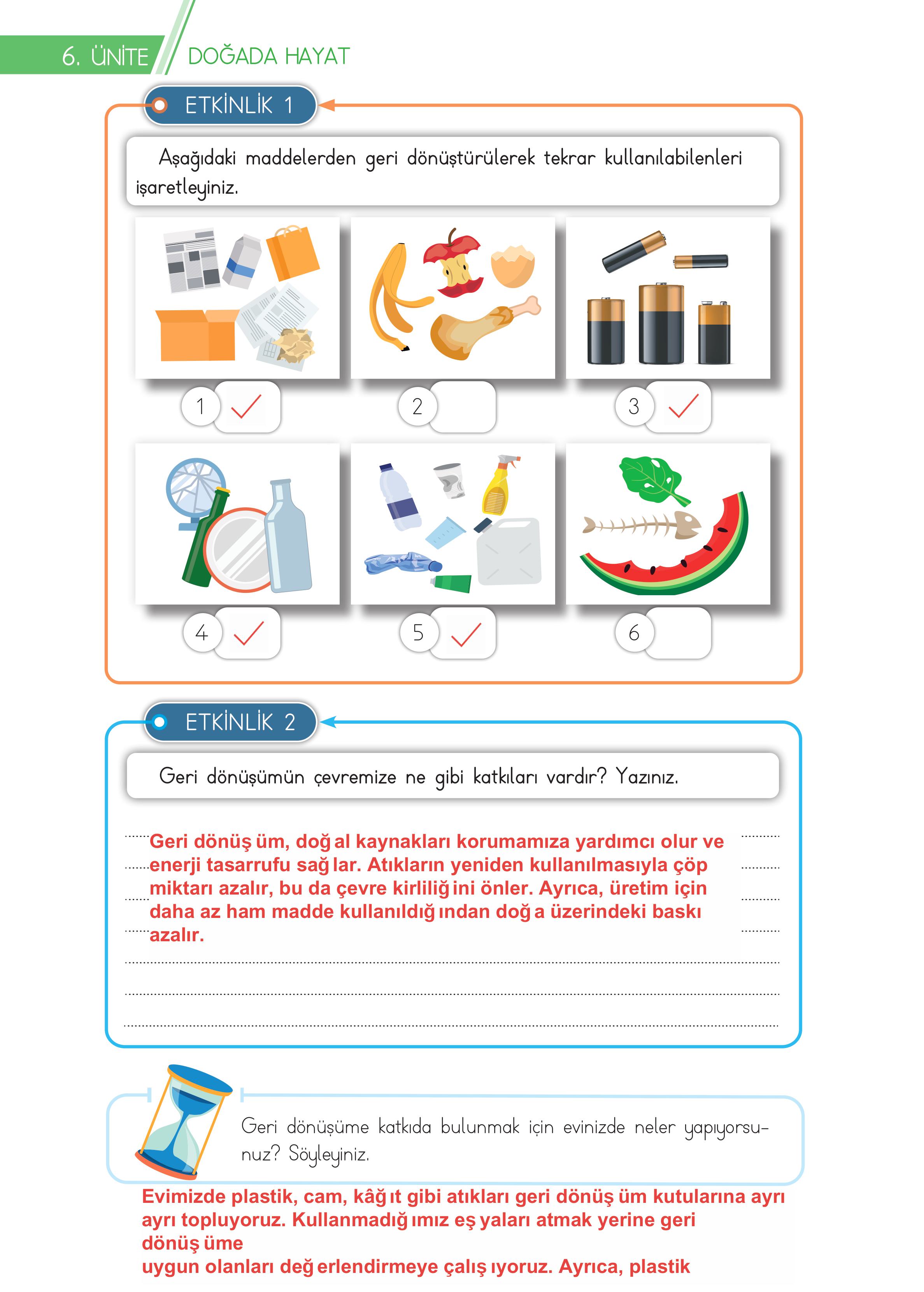 3. Sınıf Meb Yayınları Hayat Bilgisi Ders Kitabı Sayfa 204 Cevapları 3. Sınıf Meb Yayınları Hayat Bilgisi Ders Kitabı Sayfa 204 Cevapları