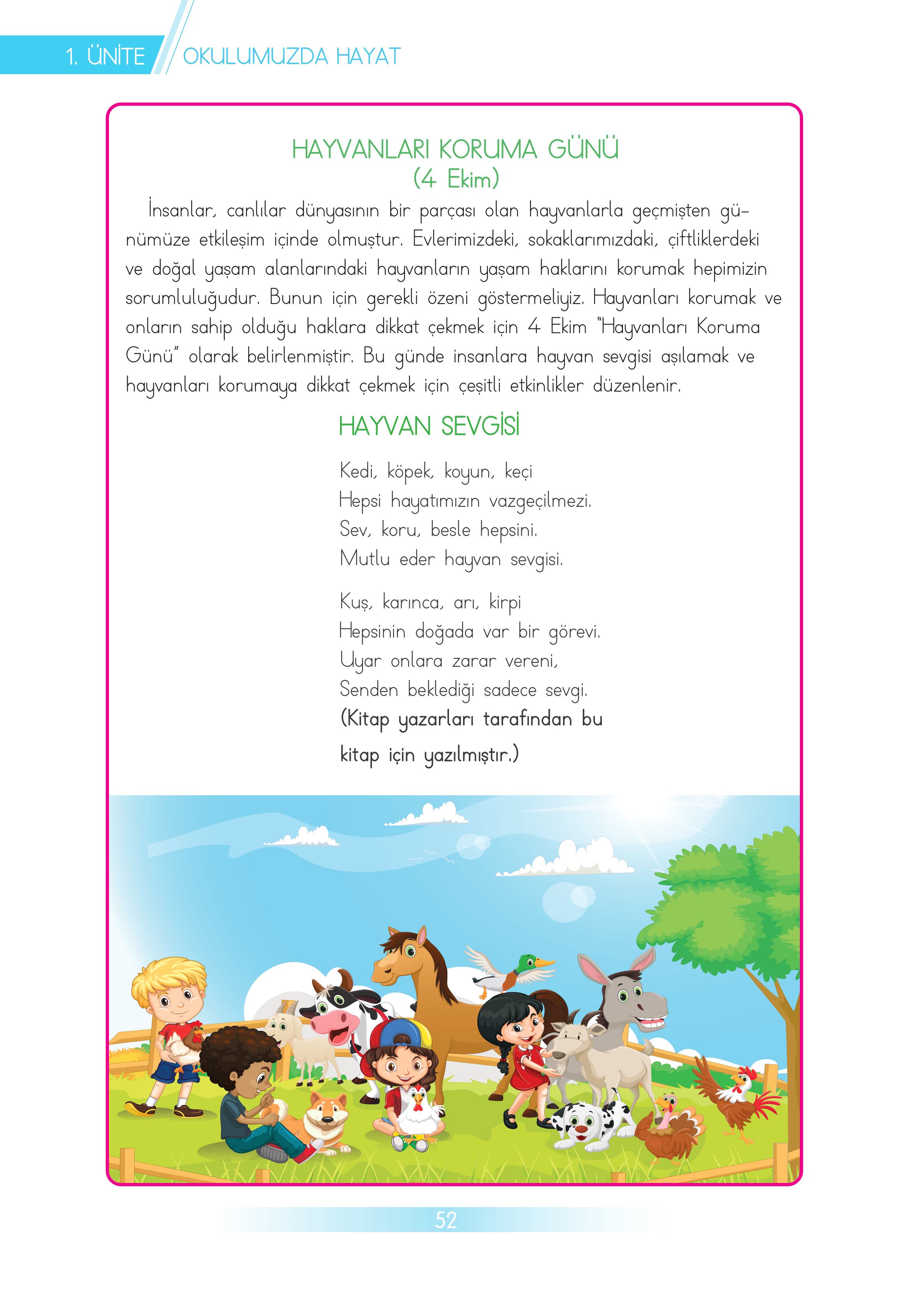 3. Sınıf Meb Yayınları Hayat Bilgisi Ders Kitabı Sayfa 52 Cevapları 3. Sınıf Meb Yayınları Hayat Bilgisi Ders Kitabı Sayfa 52 Cevapları