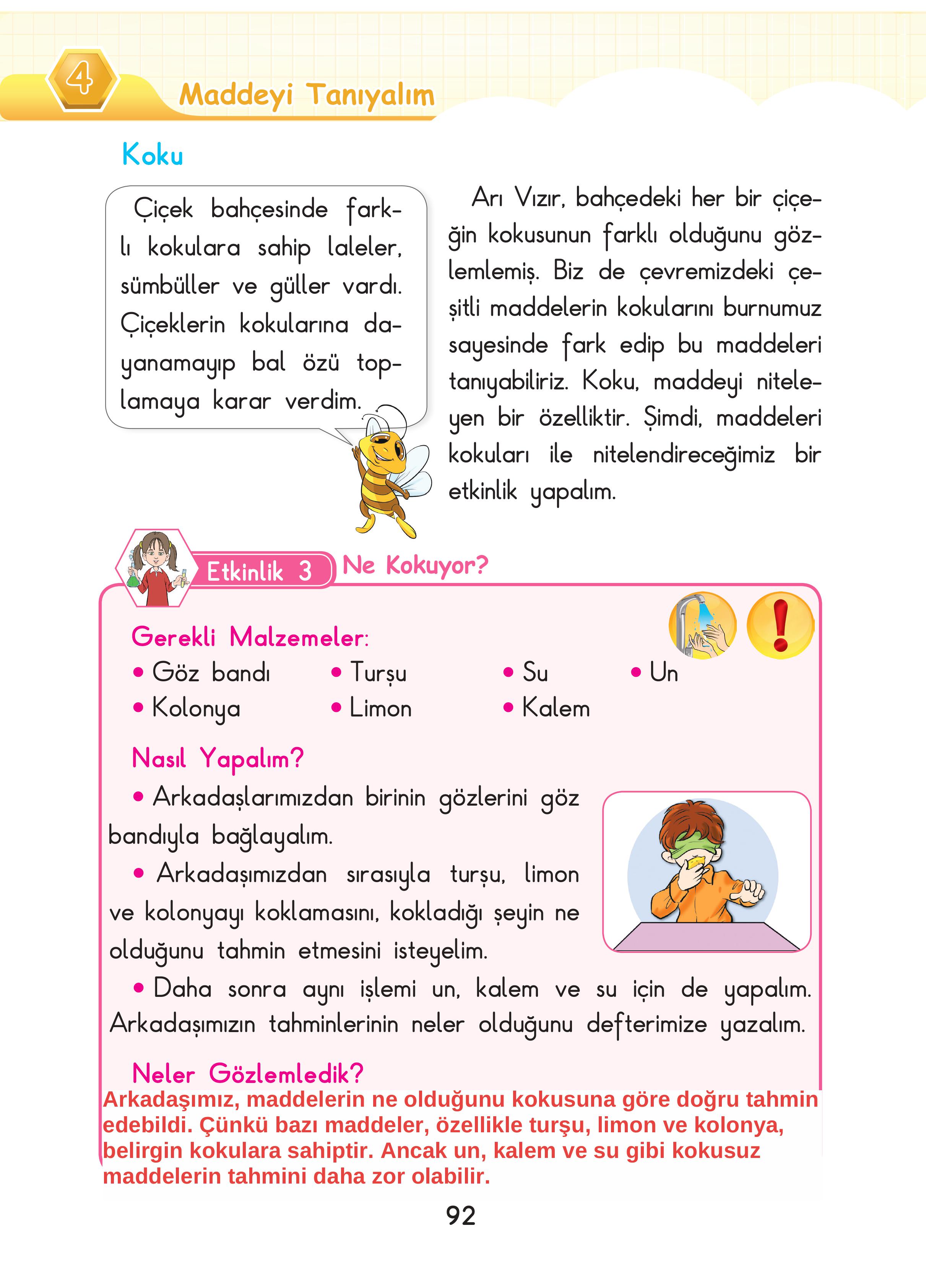 3. Sınıf Sdr Dikey Yayıncılık Fen Bilimleri Ders Kitabı Sayfa 92 Cevapları 3. Sınıf Sdr Dikey Yayıncılık Fen Bilimleri Ders Kitabı Sayfa 92 Cevapları