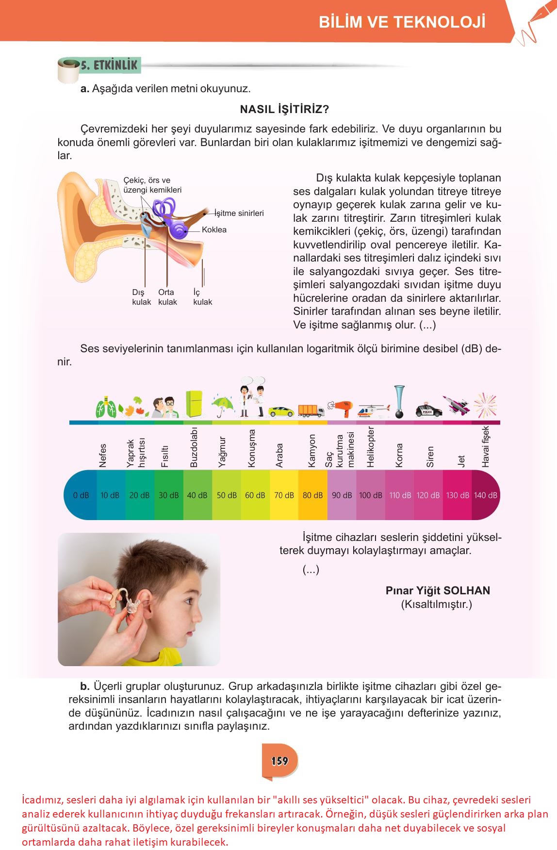 6. Sınıf Meb Yayınları Türkçe Ders Kitabı Sayfa 159 Cevapları 6. Sınıf Meb Yayınları Türkçe Ders Kitabı Sayfa 159 Cevapları