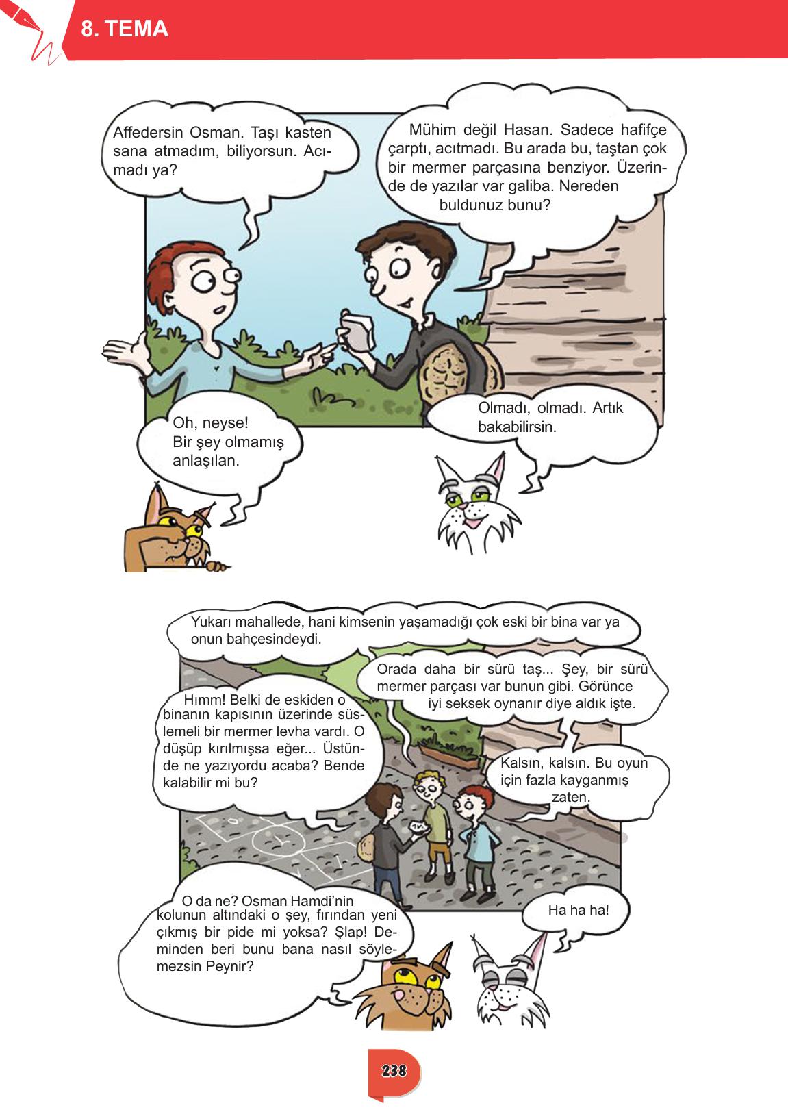 6. Sınıf Meb Yayınları Türkçe Ders Kitabı Sayfa 238 Cevapları 6. Sınıf Meb Yayınları Türkçe Ders Kitabı Sayfa 238 Cevapları