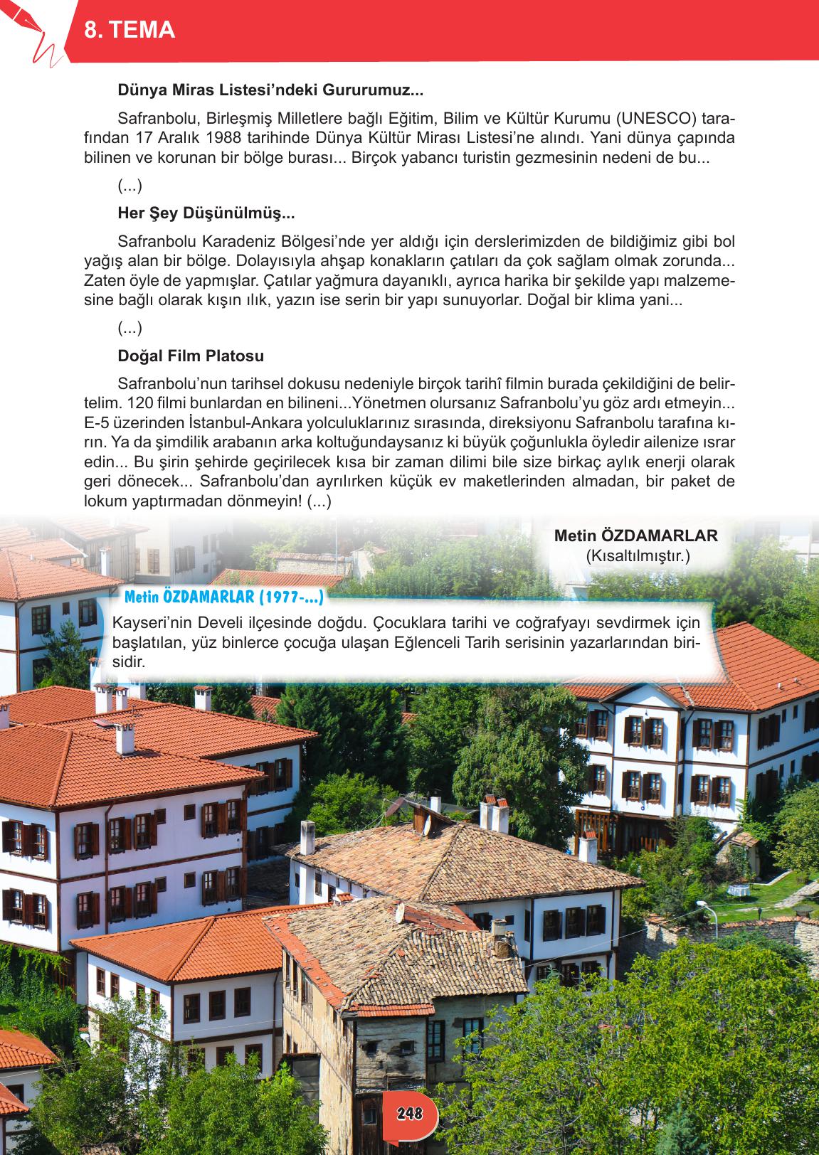 6. Sınıf Meb Yayınları Türkçe Ders Kitabı Sayfa 248 Cevapları