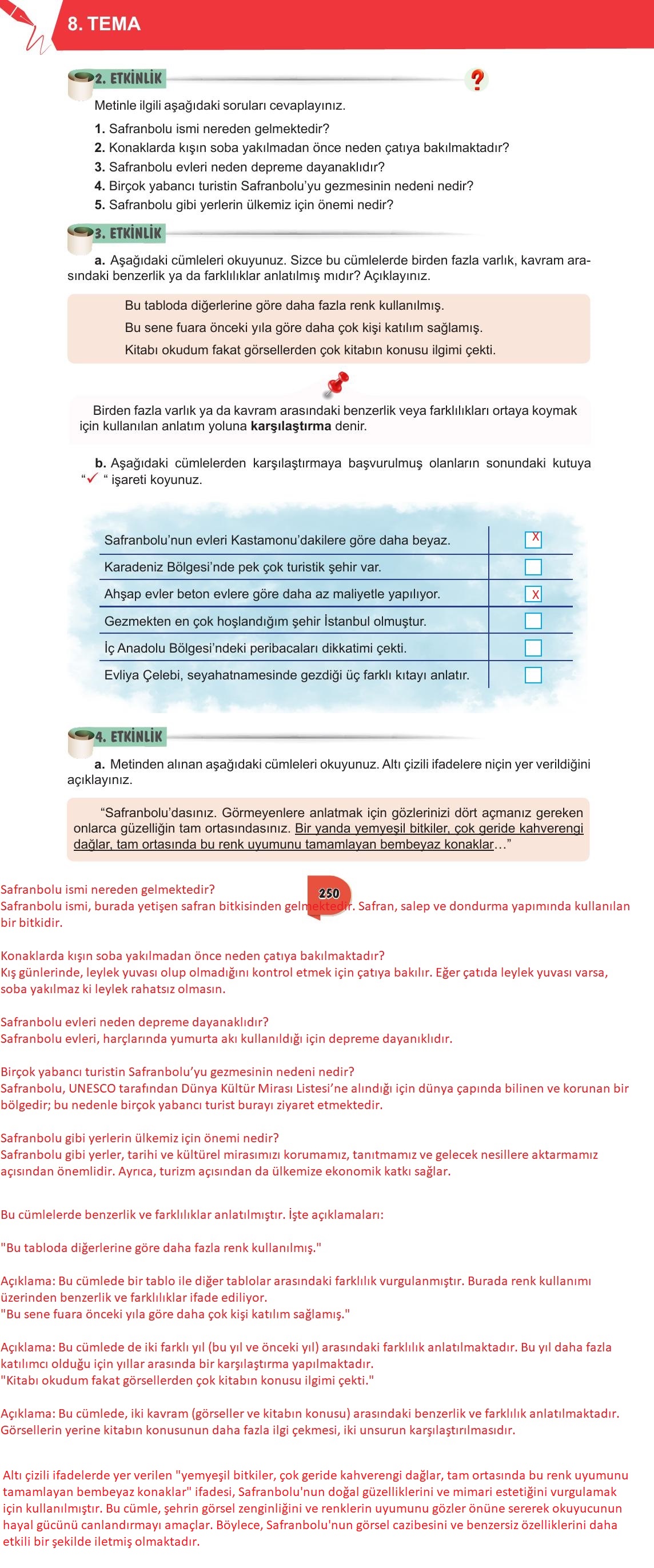 6. Sınıf Meb Yayınları Türkçe Ders Kitabı Sayfa 250 Cevapları 6. Sınıf Meb Yayınları Türkçe Ders Kitabı Sayfa 250 Cevapları