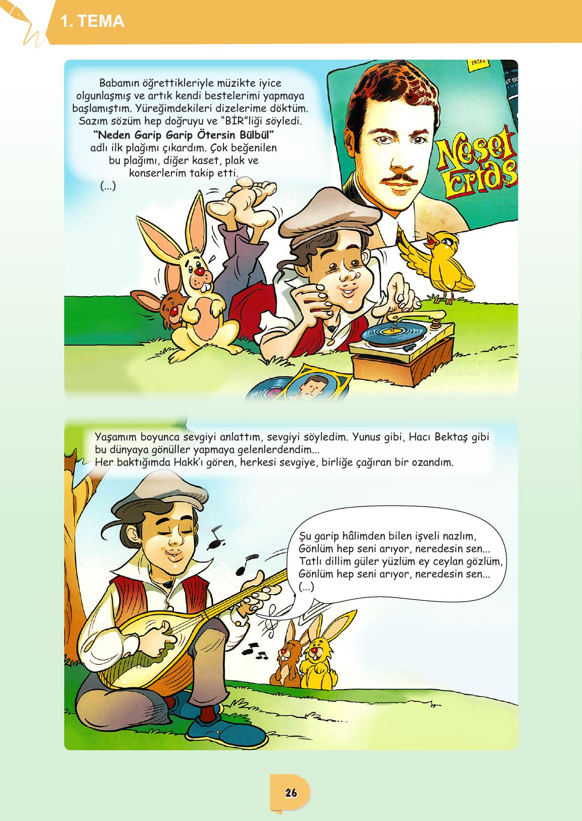 6. Sınıf Meb Yayınları Türkçe Ders Kitabı Sayfa 26 Cevapları