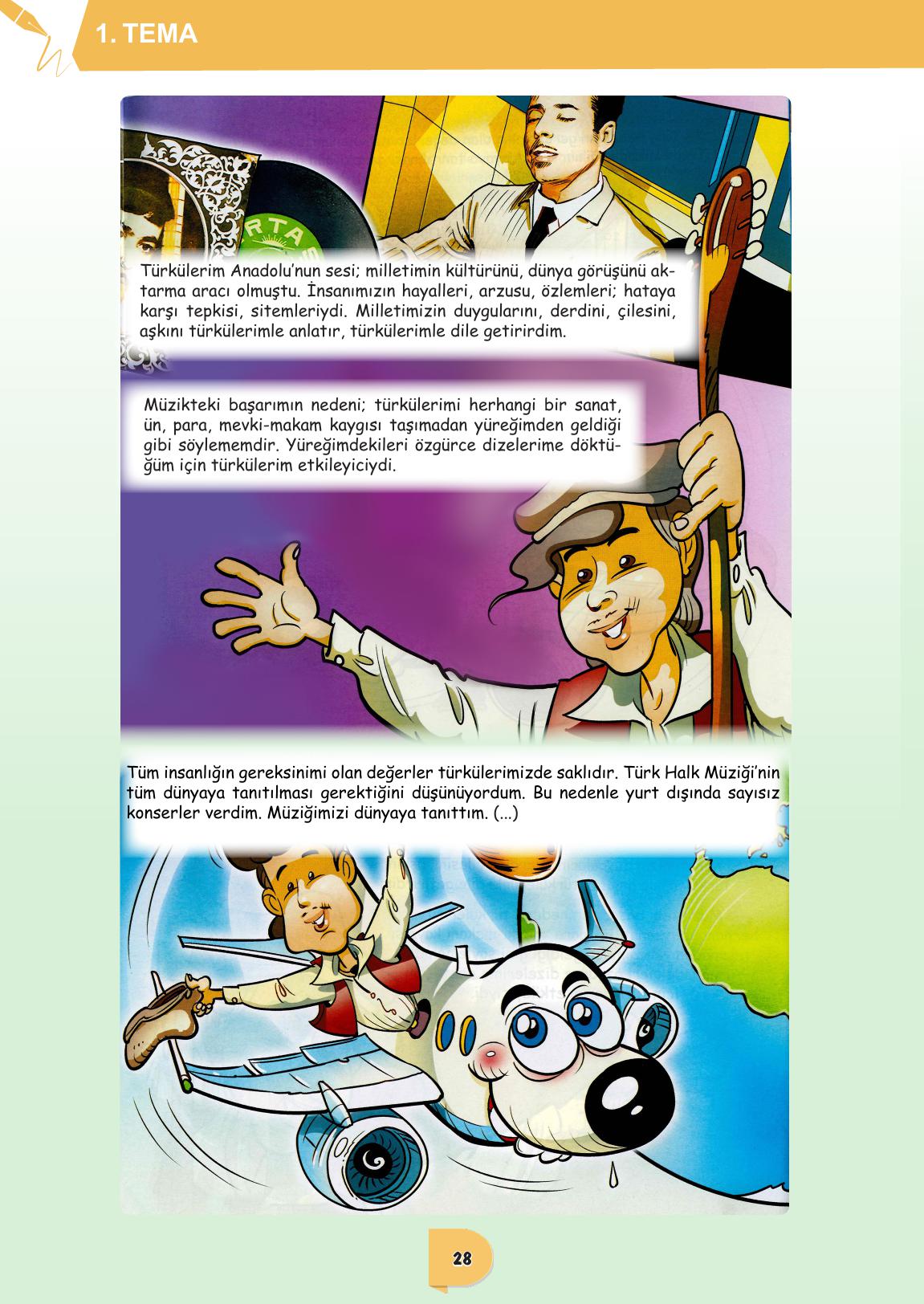 6. Sınıf Meb Yayınları Türkçe Ders Kitabı Sayfa 28 Cevapları