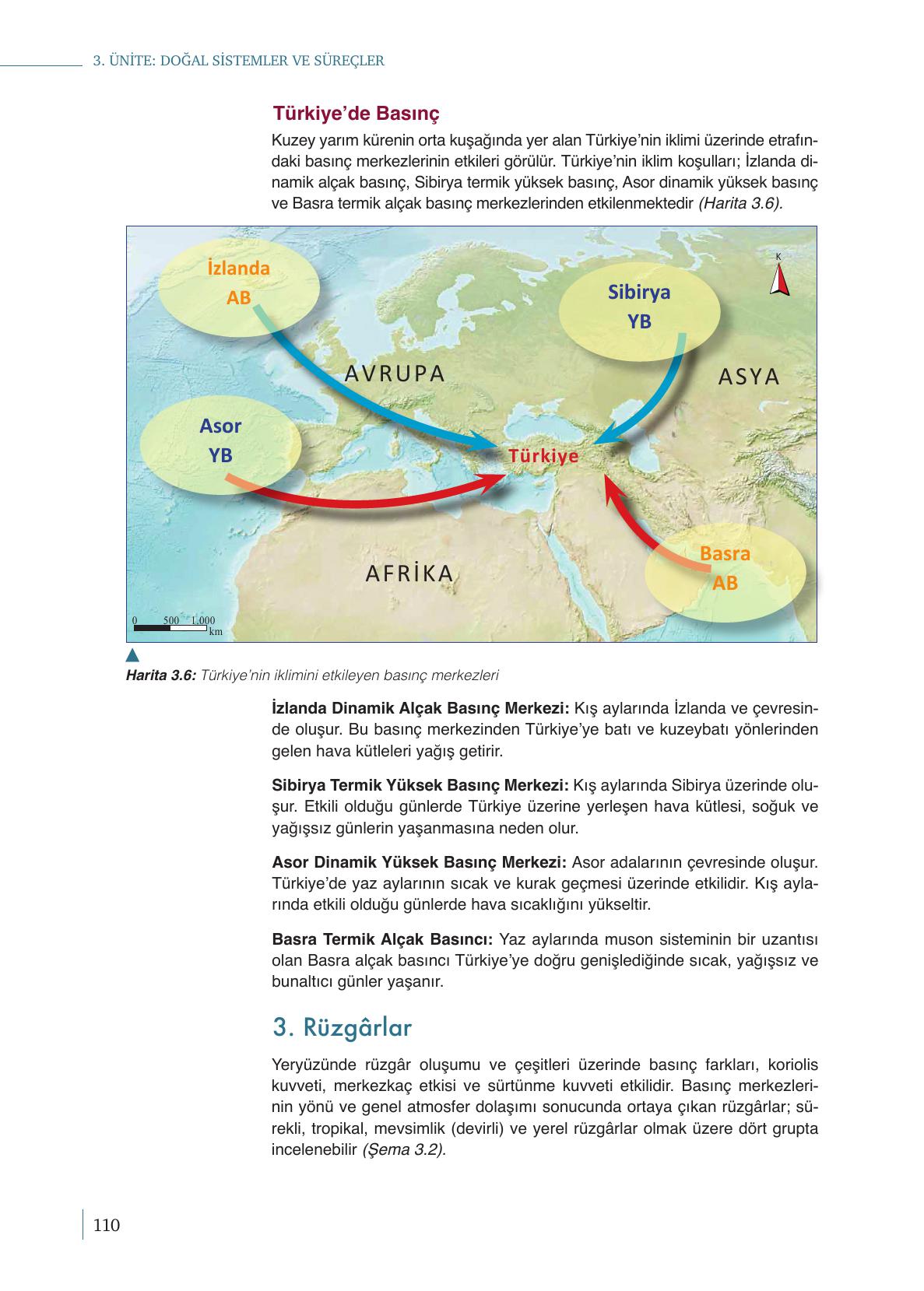 9. Sınıf Meb Yayınları Coğrafya Ders Kitabı Sayfa 110 Cevapları