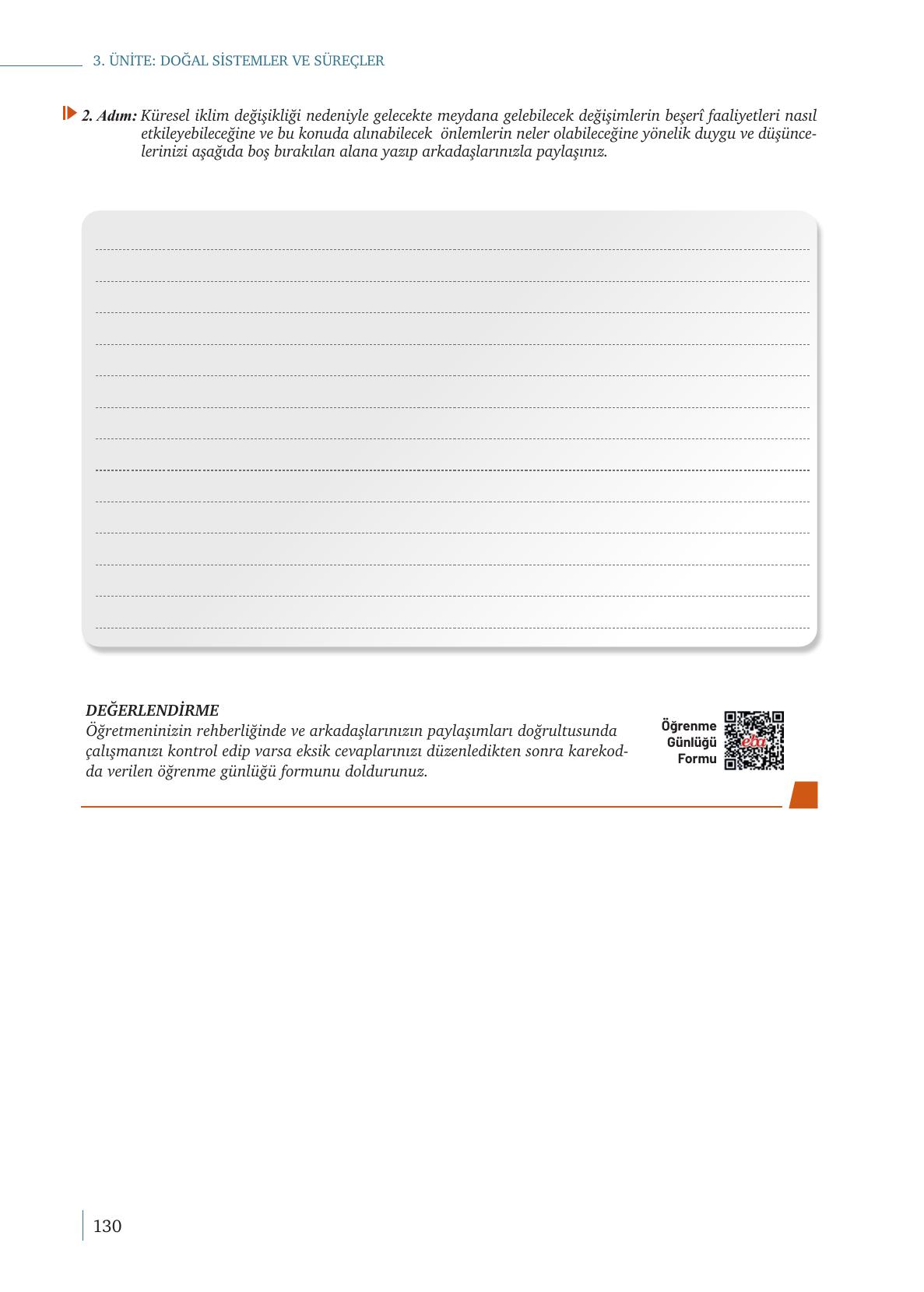 9. Sınıf Meb Yayınları Coğrafya Ders Kitabı Sayfa 130 Cevapları 9. Sınıf Meb Yayınları Coğrafya Ders Kitabı Sayfa 130 Cevapları