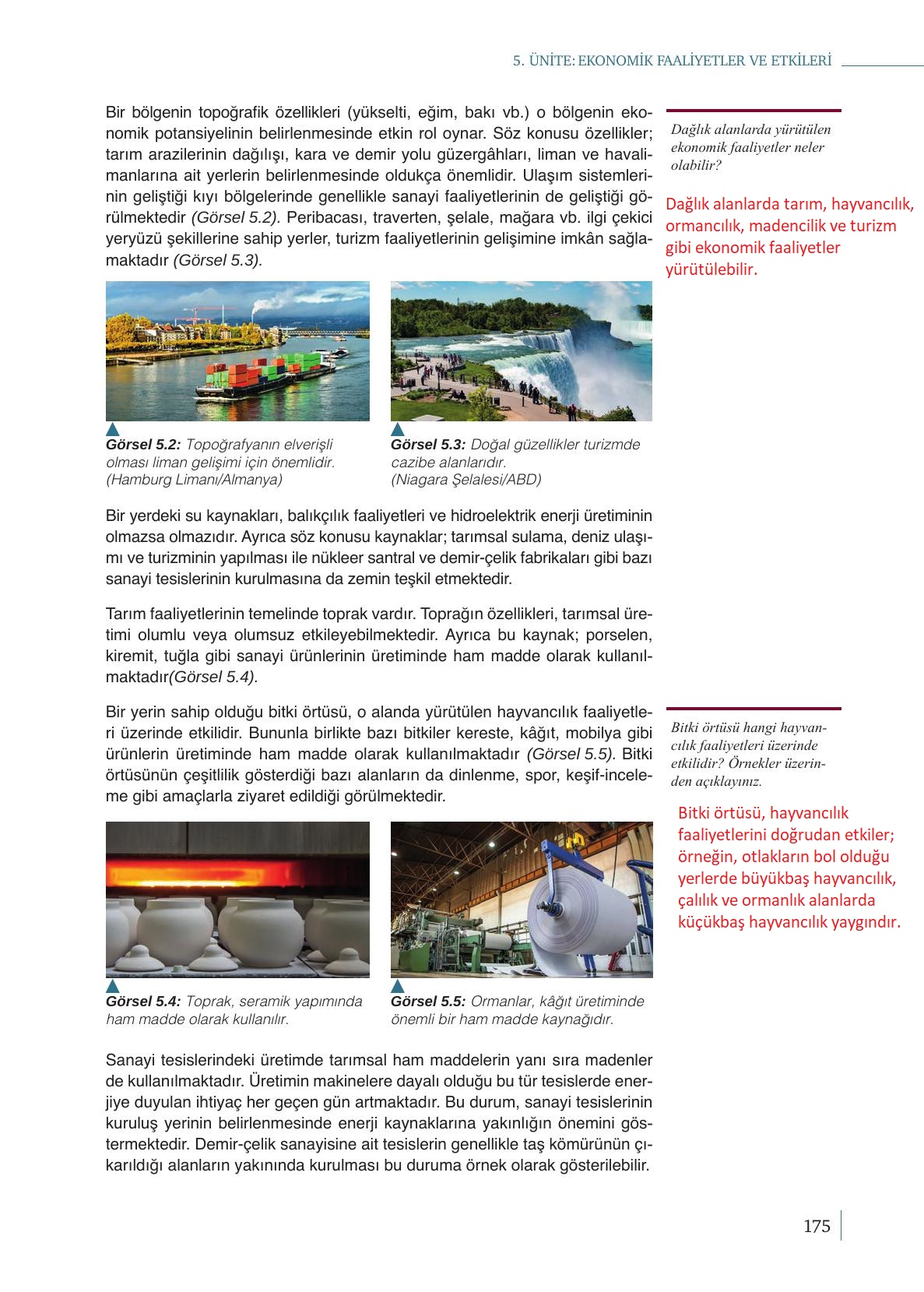 9. Sınıf Meb Yayınları Coğrafya Ders Kitabı Sayfa 175 Cevapları 9. Sınıf Meb Yayınları Coğrafya Ders Kitabı Sayfa 175 Cevapları