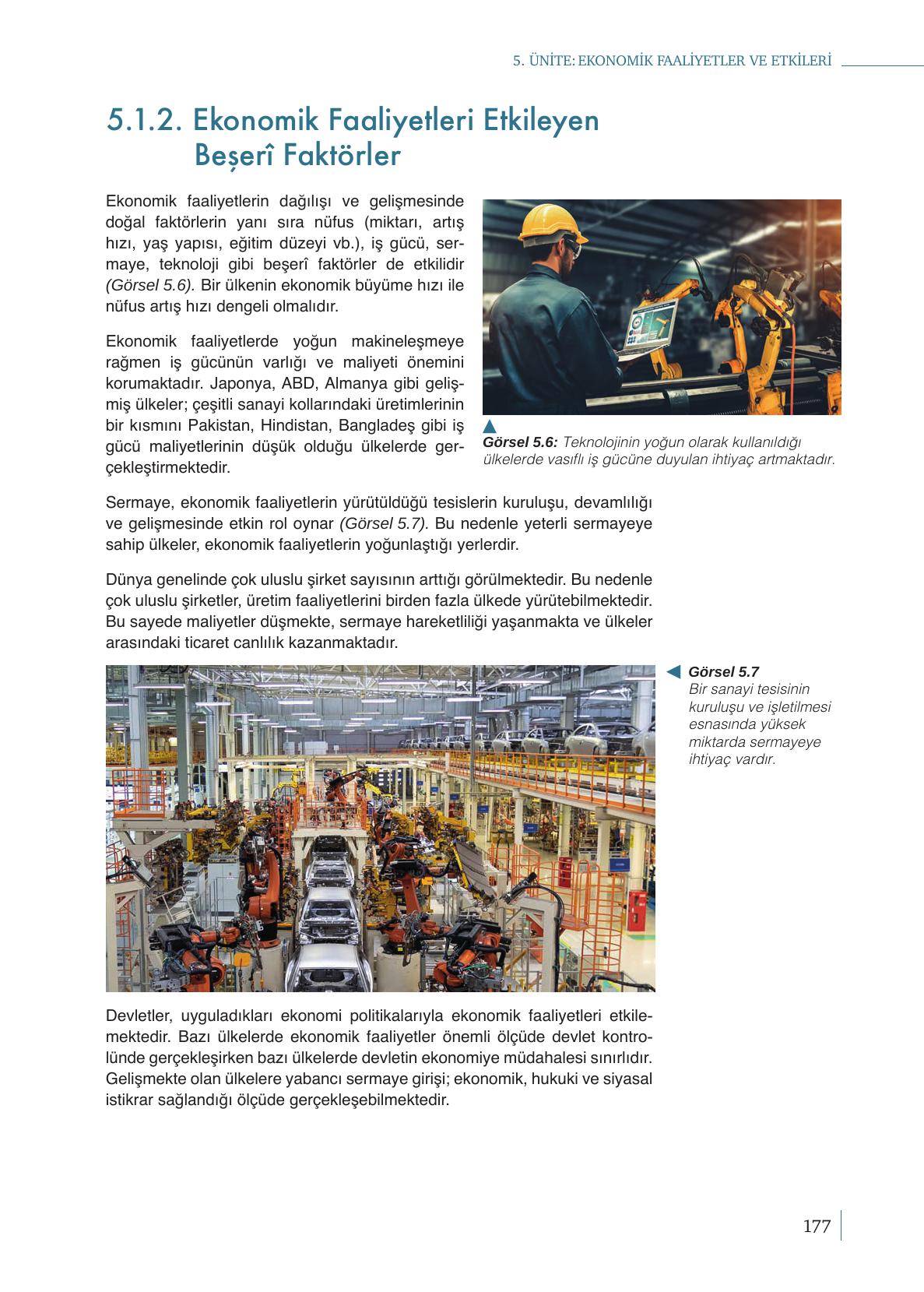 9. Sınıf Meb Yayınları Coğrafya Ders Kitabı Sayfa 177 Cevapları