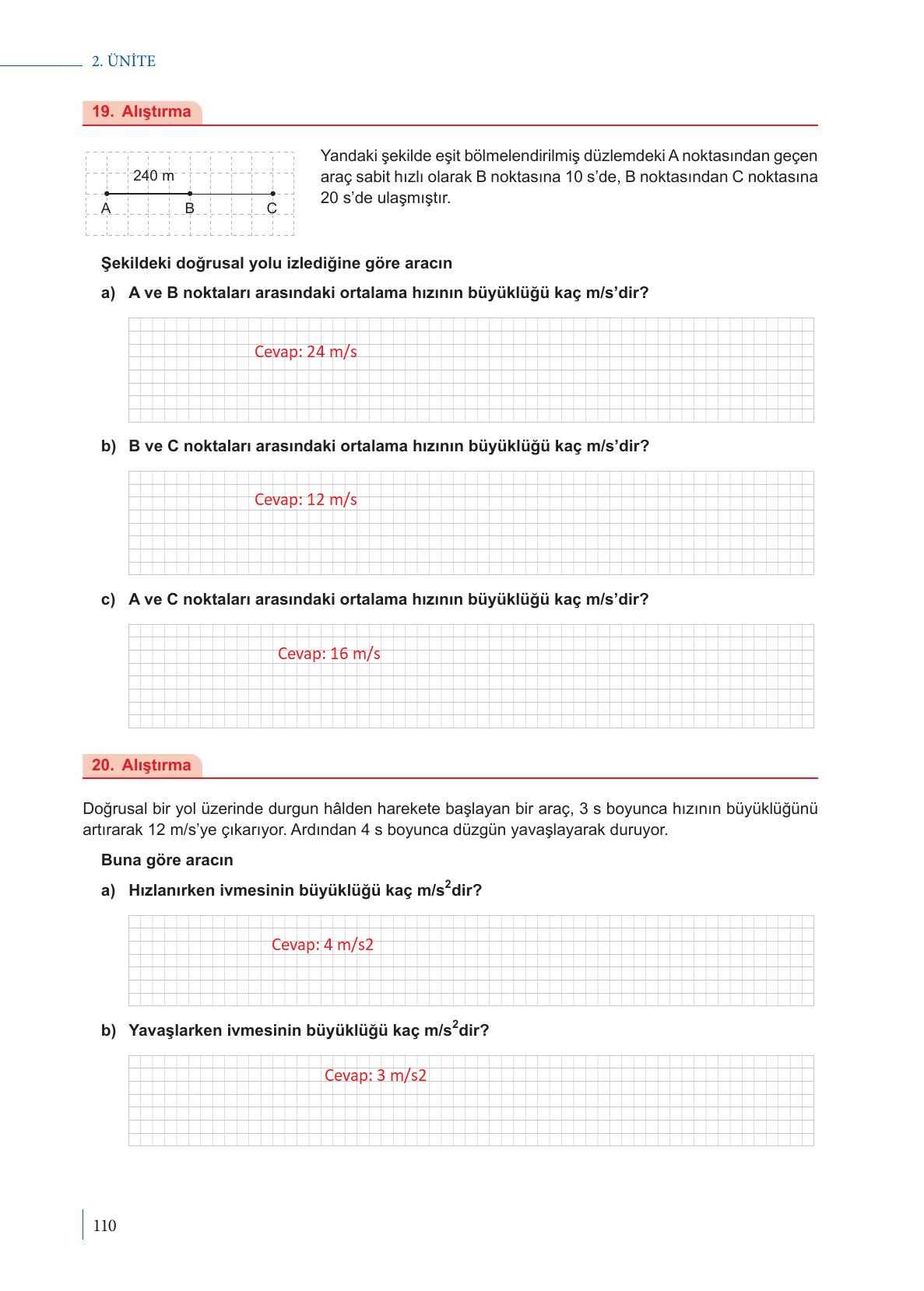 9. Sınıf Meb Yayınları Fizik Ders Kitabı Sayfa 110 Cevapları 9. Sınıf Meb Yayınları Fizik Ders Kitabı Sayfa 110 Cevapları