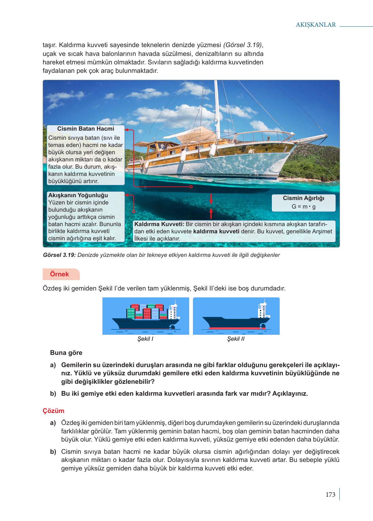 9. Sınıf Meb Yayınları Fizik Ders Kitabı Sayfa 173 Cevapları 9. Sınıf Meb Yayınları Fizik Ders Kitabı Sayfa 173 Cevapları
