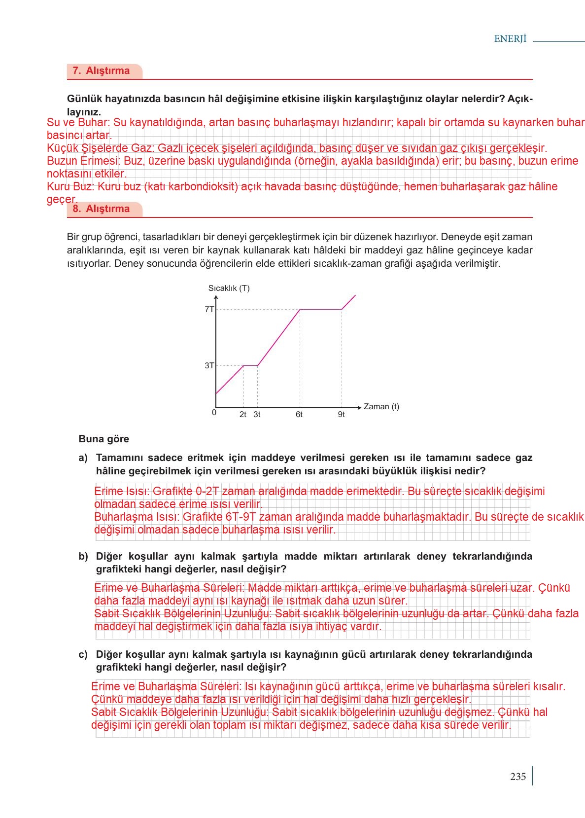 9. Sınıf Meb Yayınları Fizik Ders Kitabı Sayfa 235 Cevapları 9. Sınıf Meb Yayınları Fizik Ders Kitabı Sayfa 235 Cevapları