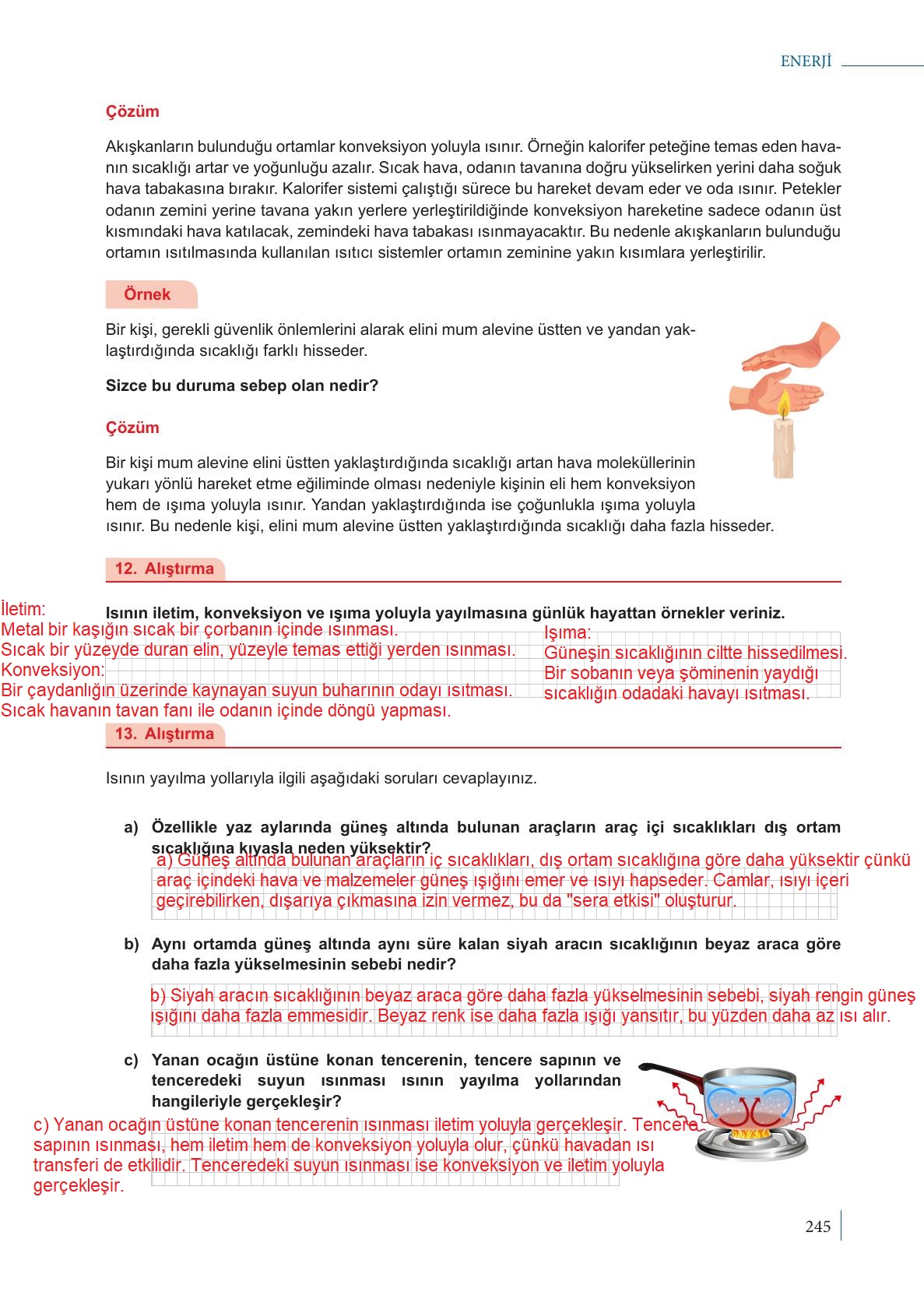 9. Sınıf Meb Yayınları Fizik Ders Kitabı Sayfa 245 Cevapları 9. Sınıf Meb Yayınları Fizik Ders Kitabı Sayfa 245 Cevapları