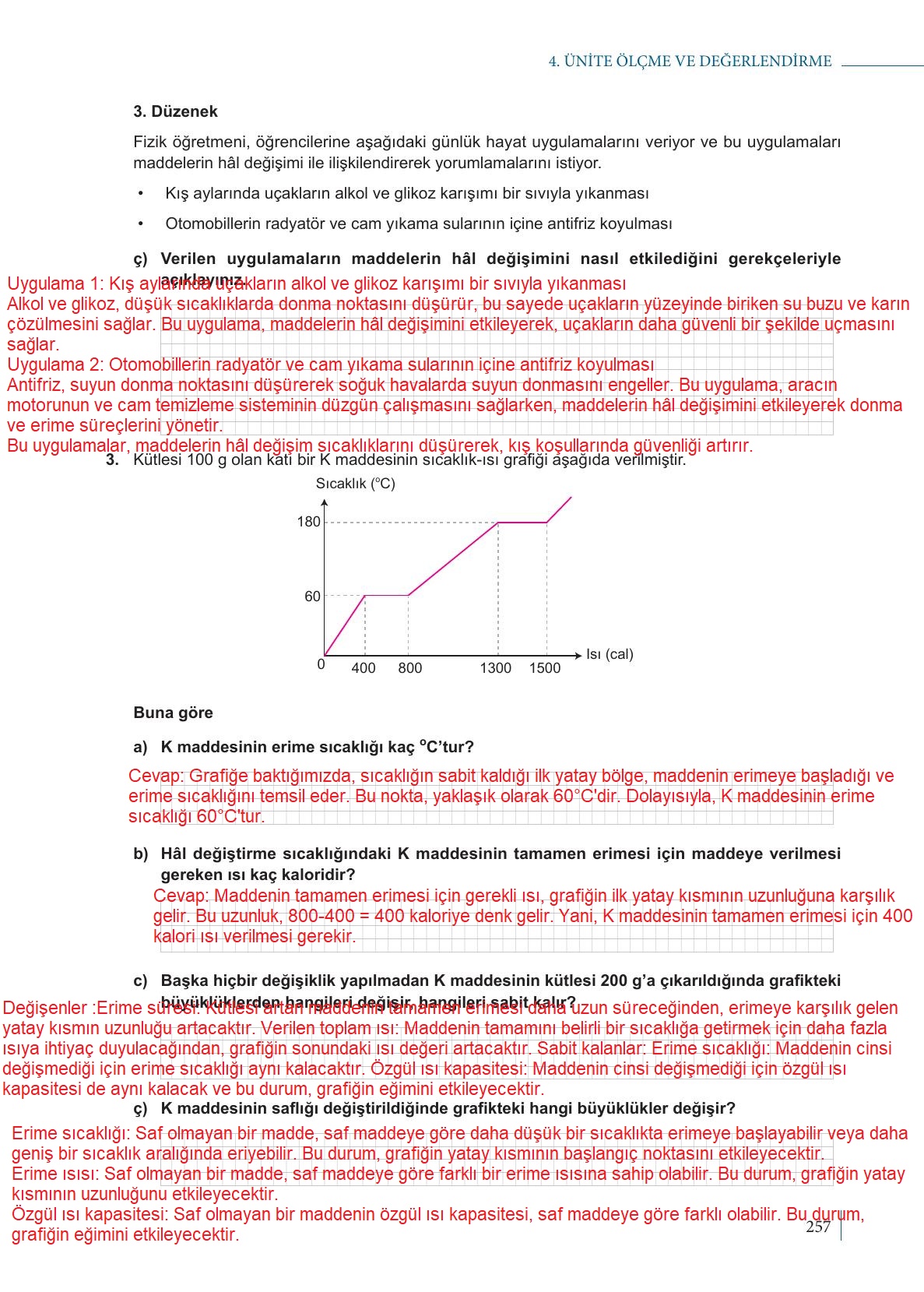 9. Sınıf Meb Yayınları Fizik Ders Kitabı Sayfa 257 Cevapları 9. Sınıf Meb Yayınları Fizik Ders Kitabı Sayfa 257 Cevapları