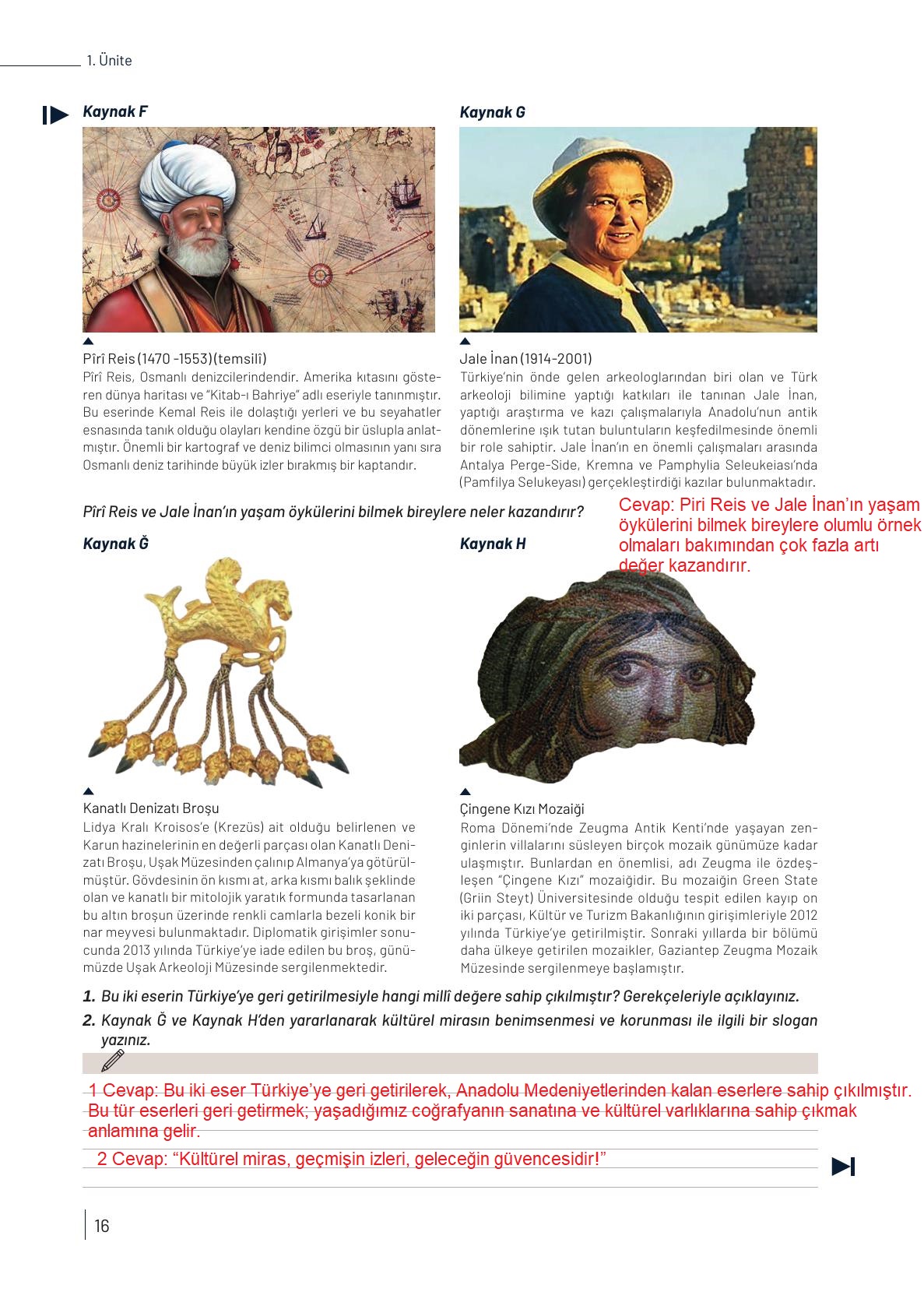 9. Sınıf Meb Yayınları Tarih Ders Kitabı Sayfa 16 Cevapları 9. Sınıf Meb Yayınları Tarih Ders Kitabı Sayfa 16 Cevapları