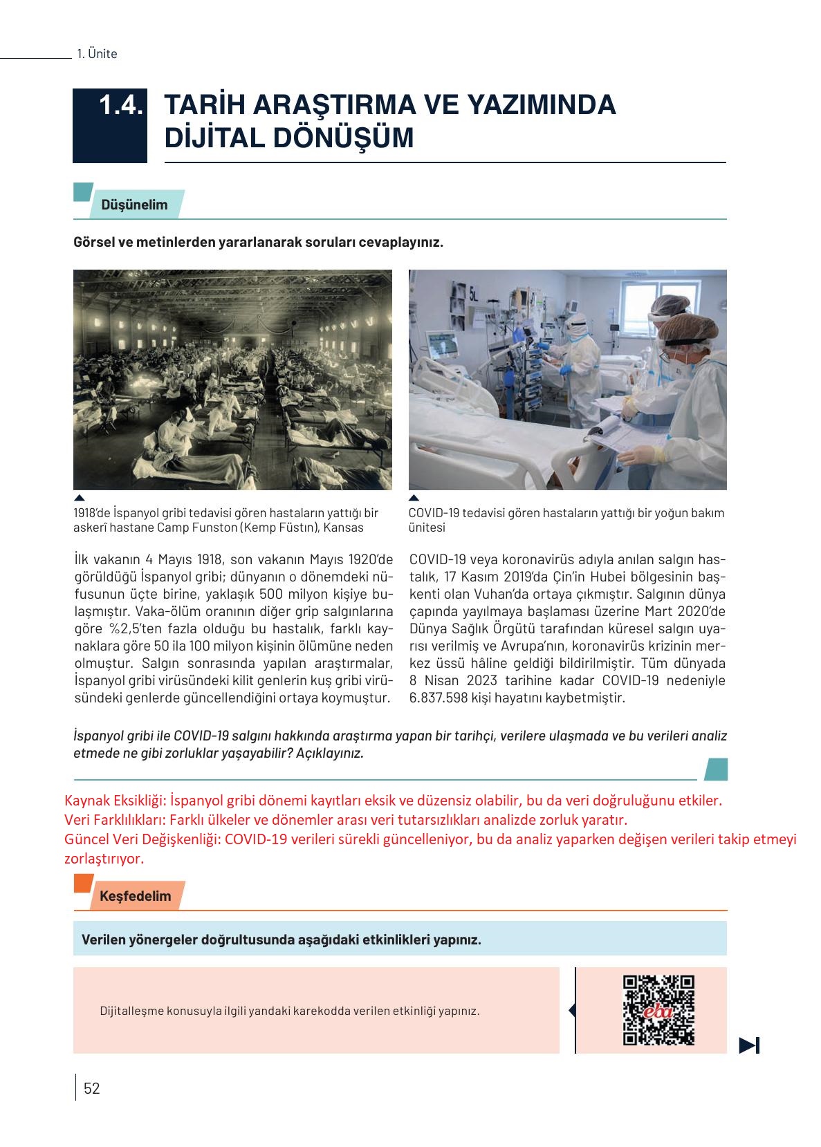 9. Sınıf Meb Yayınları Tarih Ders Kitabı Sayfa 52 Cevapları 9. Sınıf Meb Yayınları Tarih Ders Kitabı Sayfa 52 Cevapları