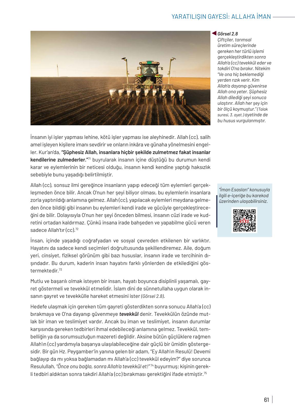 9. Sınıf Meb Yayınları Temel Dini Bilgiler Ders Kitabı Sayfa 61 Cevapları 9. Sınıf Meb Yayınları Temel Dini Bilgiler Ders Kitabı Sayfa 61 Cevapları