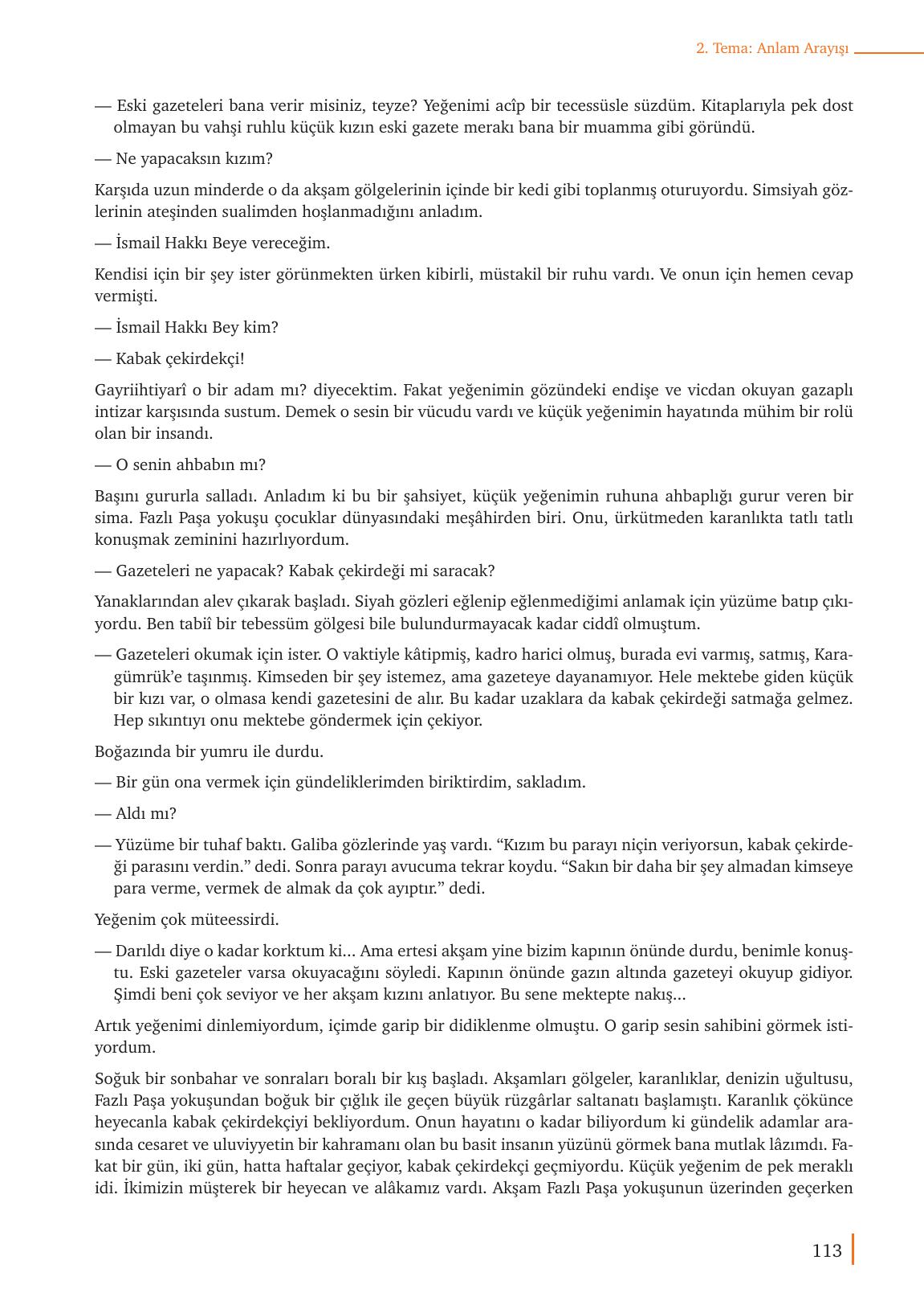 9. Sınıf Meb Yayınları Türk Dili Ve Edebiyatı Ders Kitabı Sayfa 113 Cevapları 9. Sınıf Meb Yayınları Türk Dili Ve Edebiyatı Ders Kitabı Sayfa 113 Cevapları