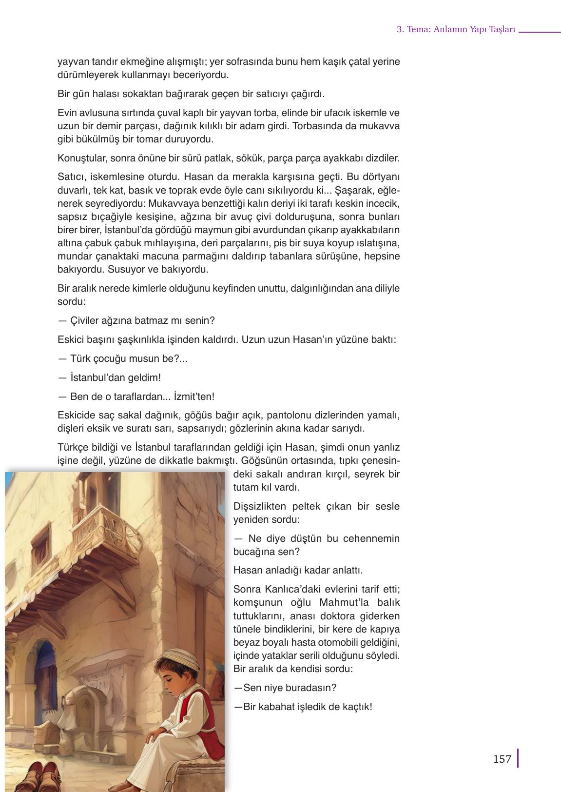 9. Sınıf Meb Yayınları Türk Dili Ve Edebiyatı Ders Kitabı Sayfa 157 Cevapları