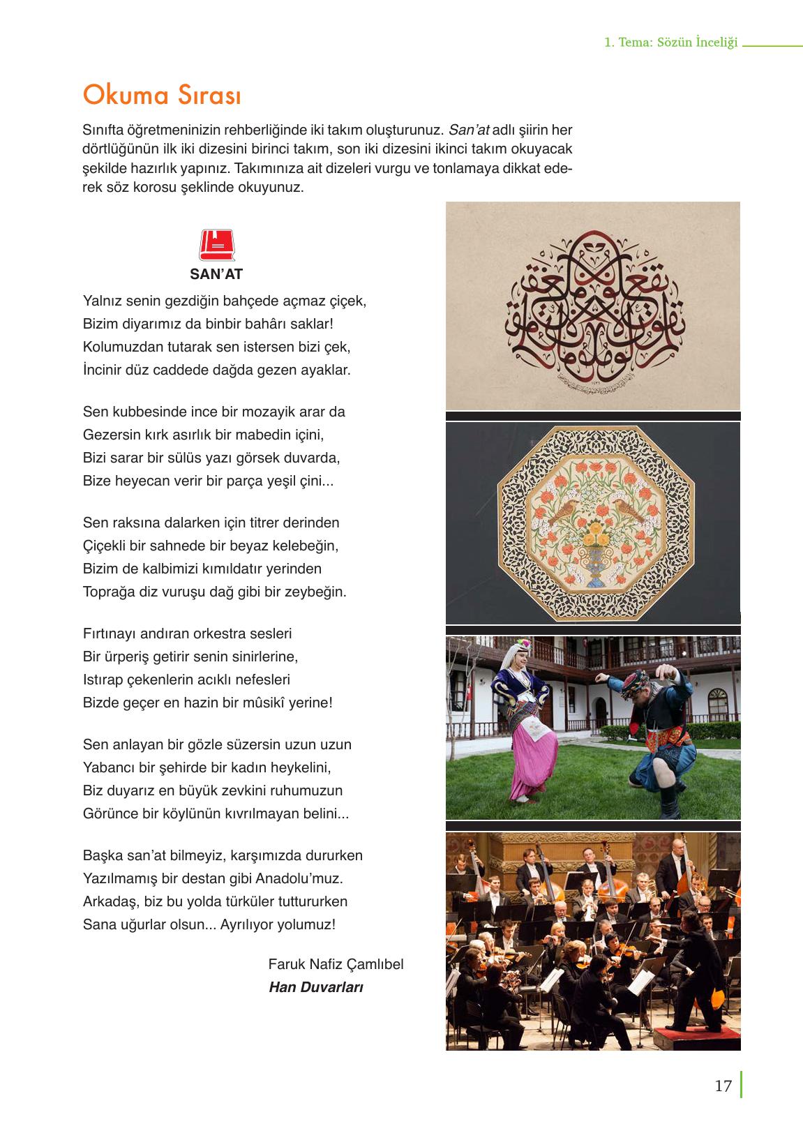 9. Sınıf Meb Yayınları Türk Dili Ve Edebiyatı Ders Kitabı Sayfa 17 Cevapları