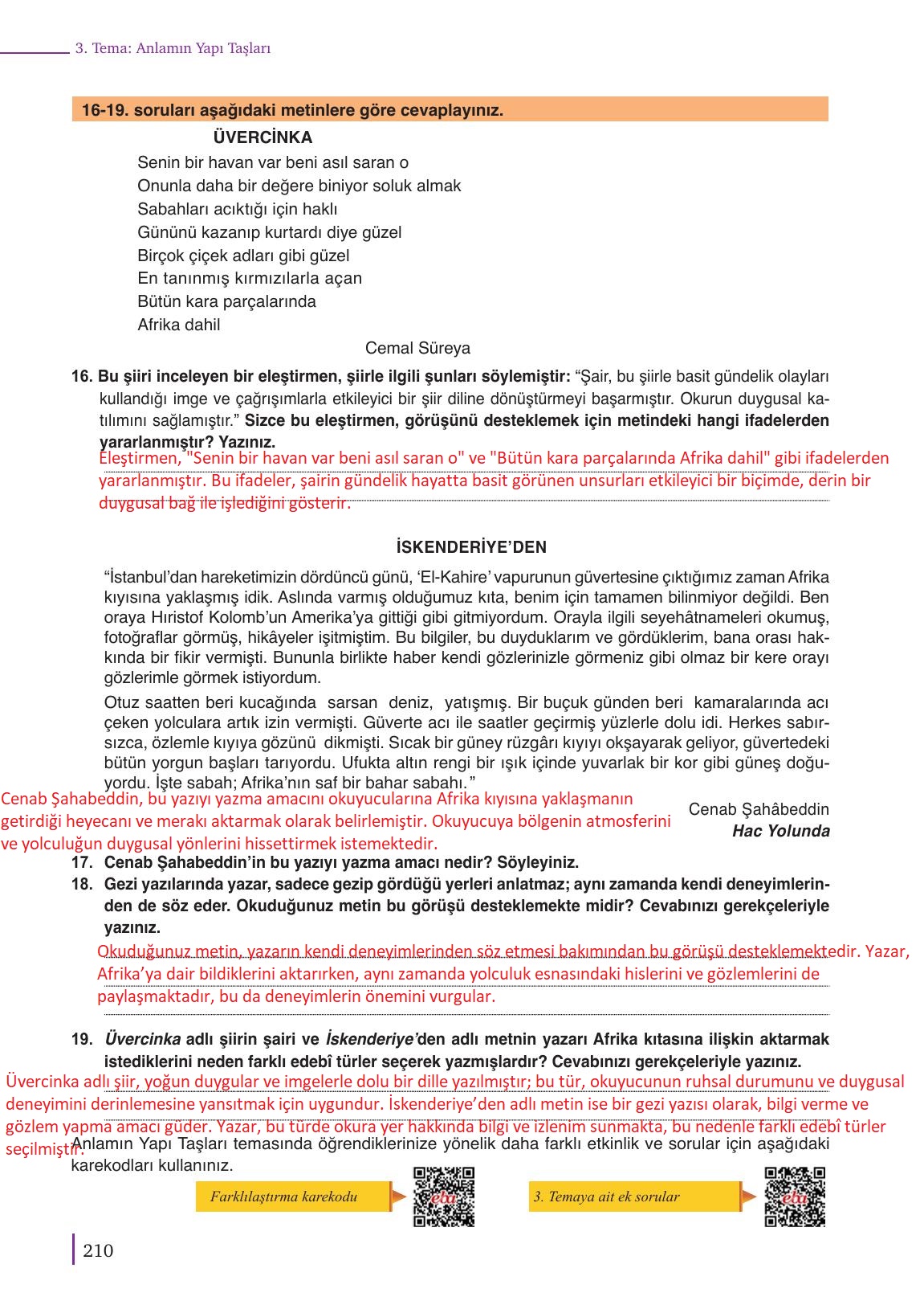 9. Sınıf Meb Yayınları Türk Dili Ve Edebiyatı Ders Kitabı Sayfa 210 Cevapları 9. Sınıf Meb Yayınları Türk Dili Ve Edebiyatı Ders Kitabı Sayfa 210 Cevapları