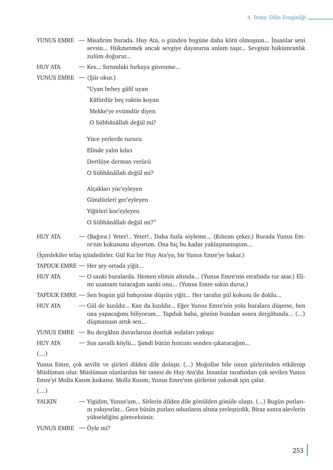 9. Sınıf Meb Yayınları Türk Dili Ve Edebiyatı Ders Kitabı Sayfa 253 Cevapları 9. Sınıf Meb Yayınları Türk Dili Ve Edebiyatı Ders Kitabı Sayfa 253 Cevapları