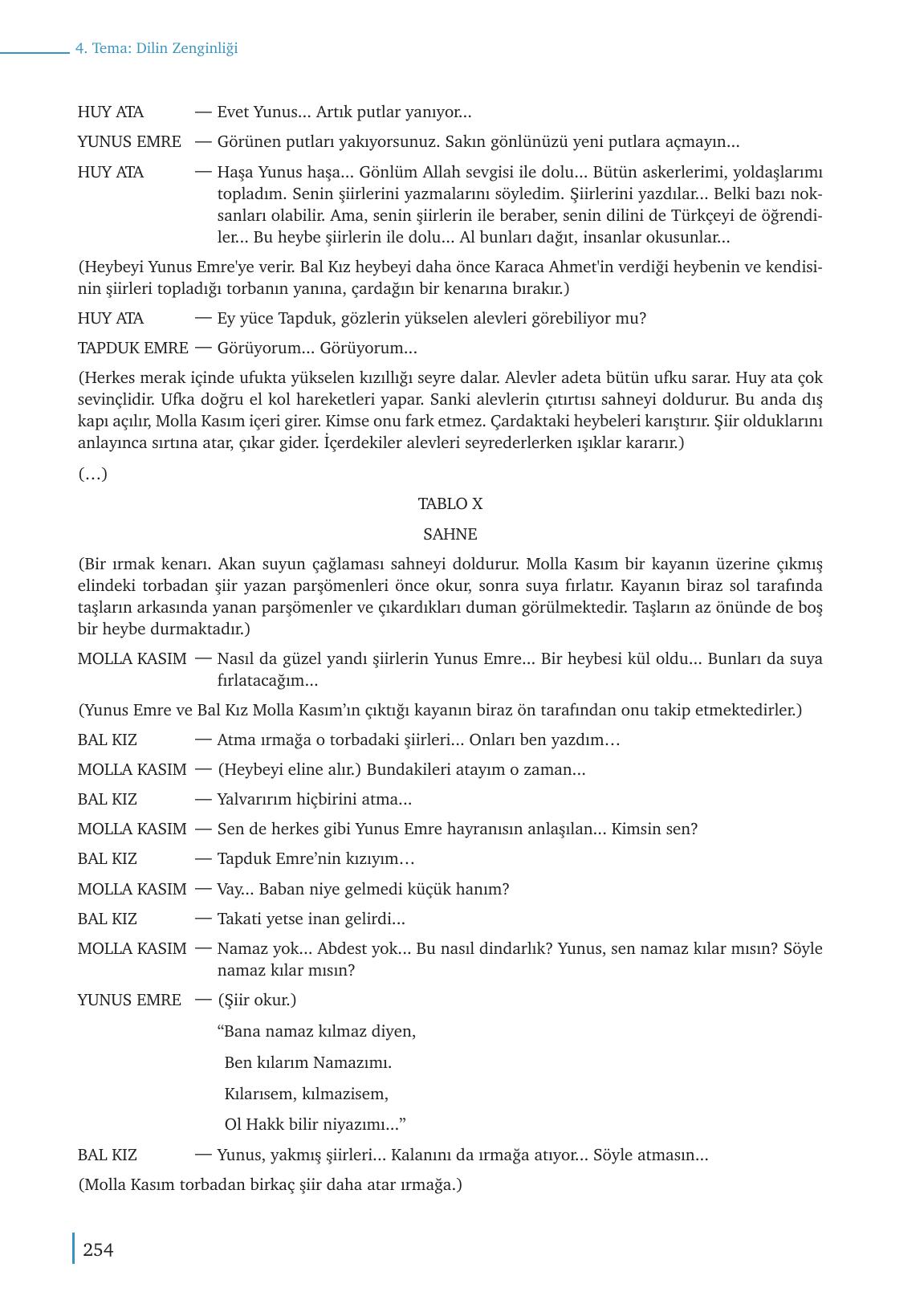 9. Sınıf Meb Yayınları Türk Dili Ve Edebiyatı Ders Kitabı Sayfa 254 Cevapları 9. Sınıf Meb Yayınları Türk Dili Ve Edebiyatı Ders Kitabı Sayfa 254 Cevapları