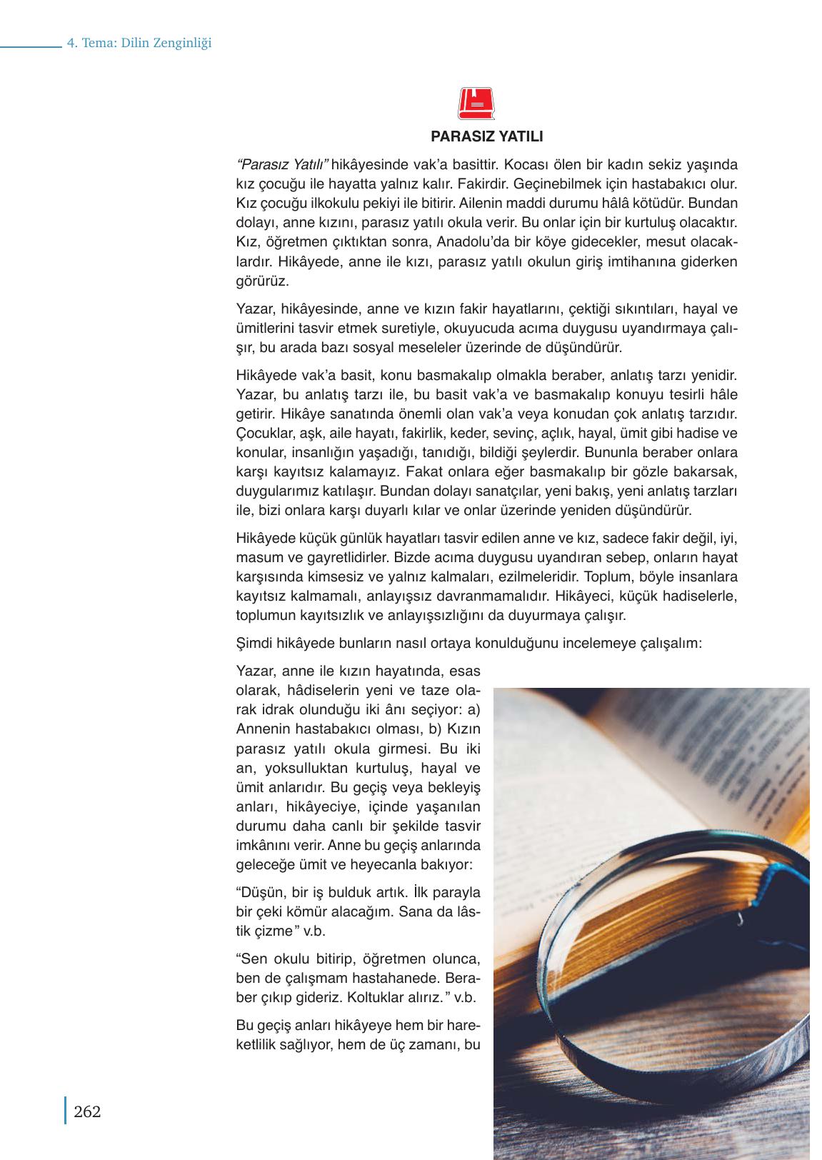 9. Sınıf Meb Yayınları Türk Dili Ve Edebiyatı Ders Kitabı Sayfa 262 Cevapları 9. Sınıf Meb Yayınları Türk Dili Ve Edebiyatı Ders Kitabı Sayfa 262 Cevapları