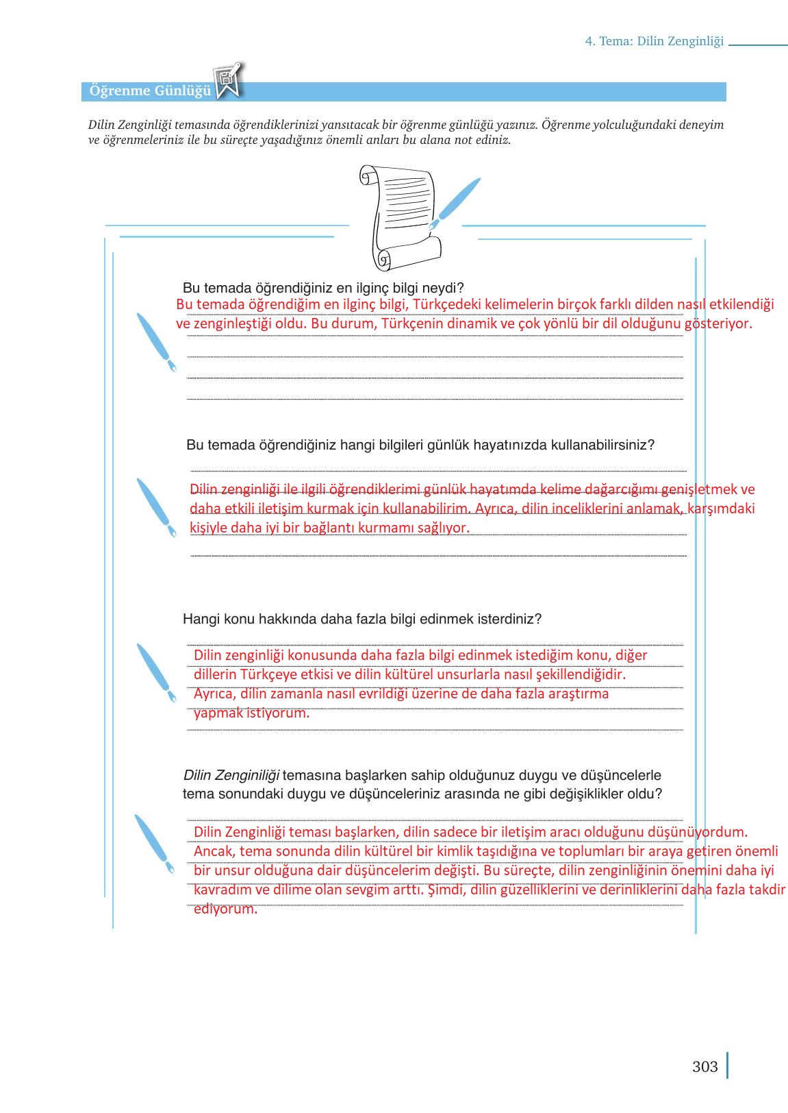 9. Sınıf Meb Yayınları Türk Dili Ve Edebiyatı Ders Kitabı Sayfa 303 Cevapları 9. Sınıf Meb Yayınları Türk Dili Ve Edebiyatı Ders Kitabı Sayfa 303 Cevapları