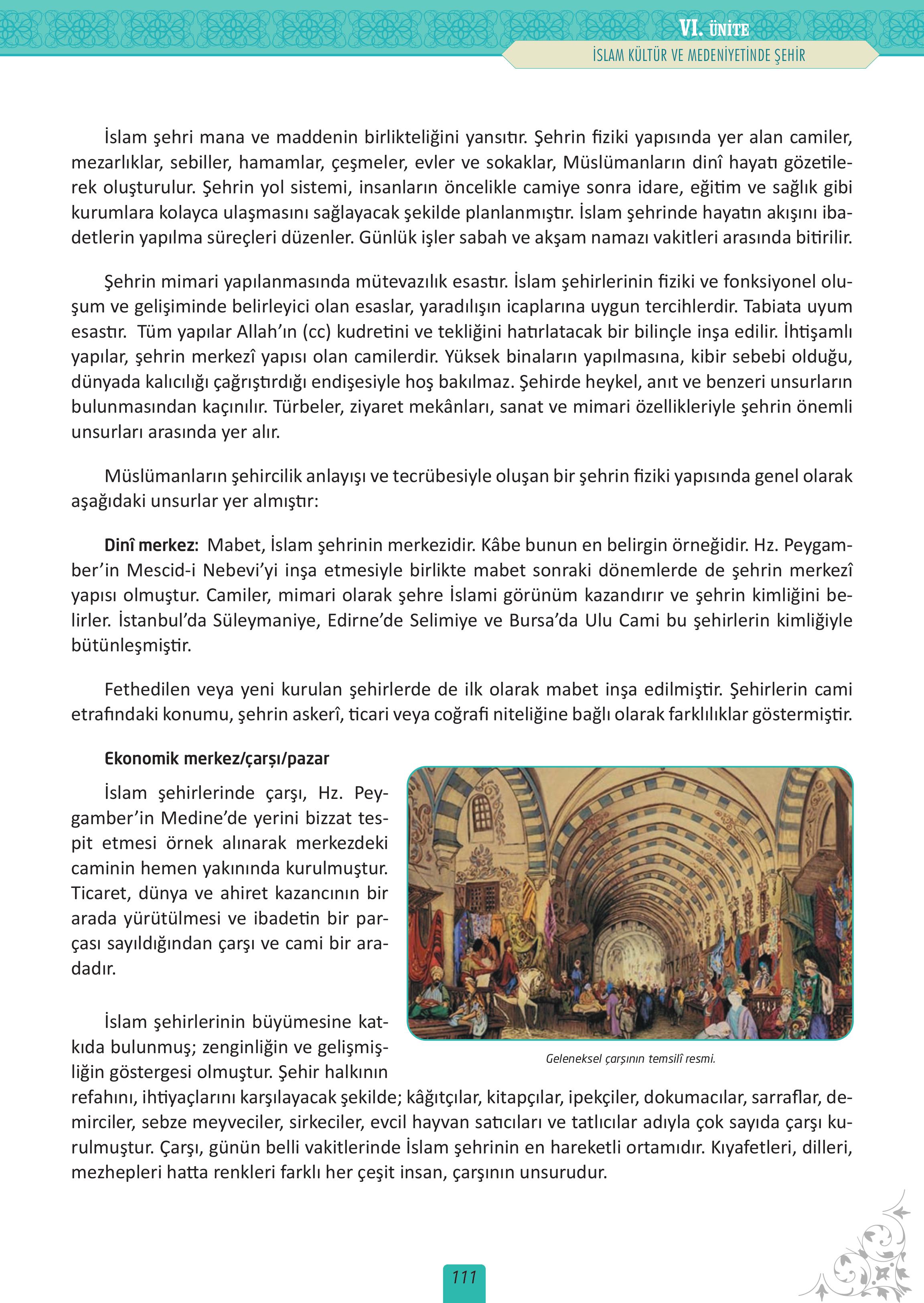 12. Sınıf Meb Yayınları İslam Kültür Ve Medeniyeti Ders Kitabı Sayfa 111 Cevapları