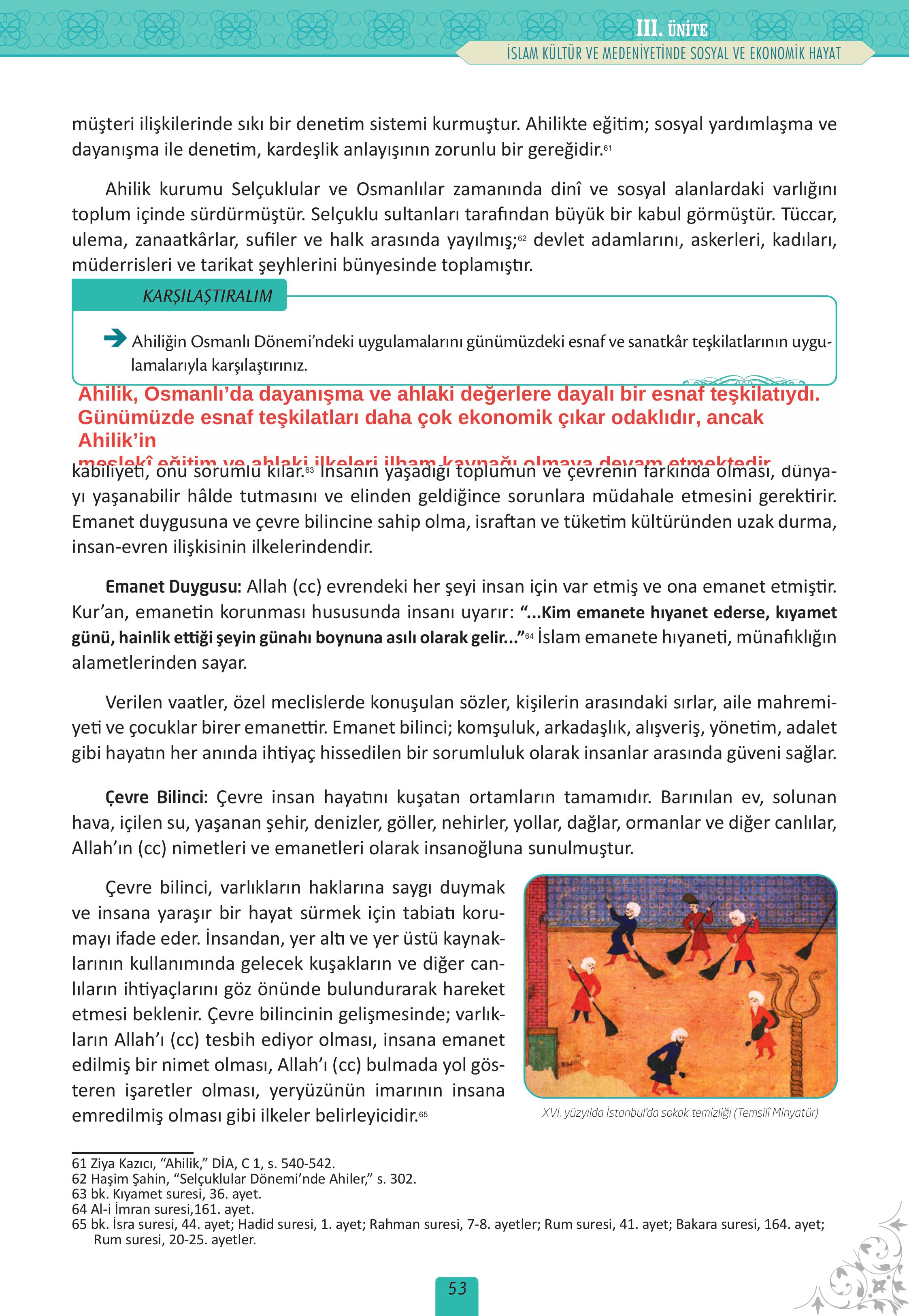 12. Sınıf Meb Yayınları İslam Kültür Ve Medeniyeti Ders Kitabı Sayfa 53 Cevapları