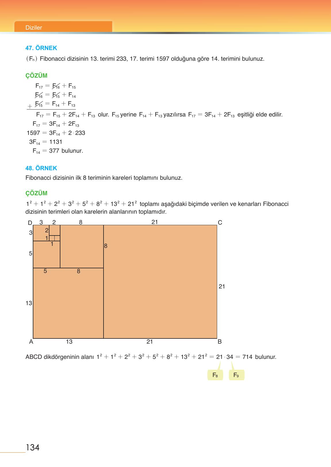 12. Sınıf Meb Yayınları Matematik Ders Kitabı Sayfa 134 Cevapları
