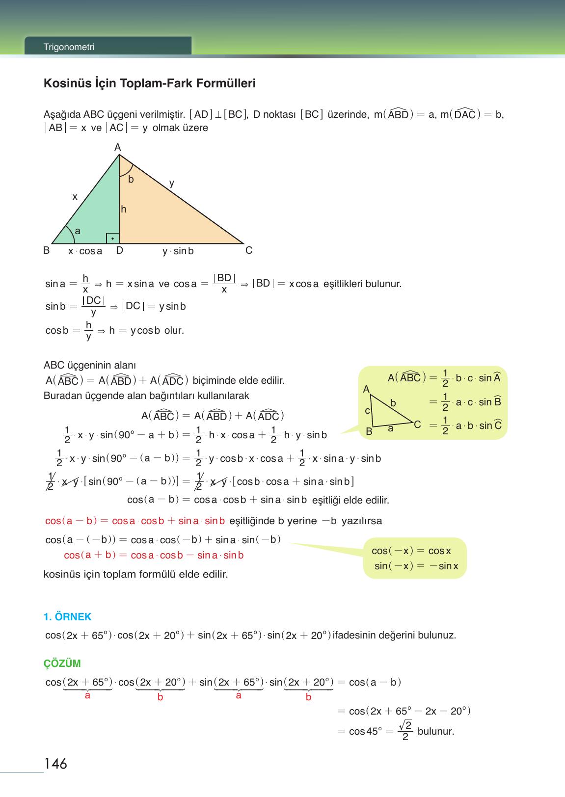 12. Sınıf Meb Yayınları Matematik Ders Kitabı Sayfa 146 Cevapları 12. Sınıf Meb Yayınları Matematik Ders Kitabı Sayfa 146 Cevapları
