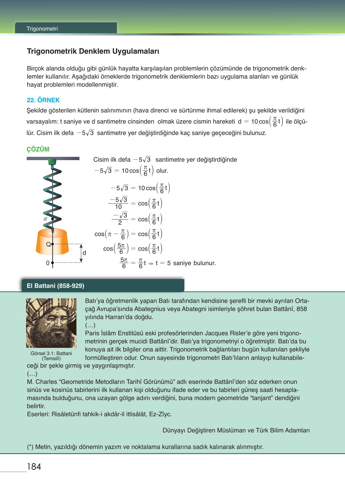 12. Sınıf Meb Yayınları Matematik Ders Kitabı Sayfa 184 Cevapları 12. Sınıf Meb Yayınları Matematik Ders Kitabı Sayfa 184 Cevapları