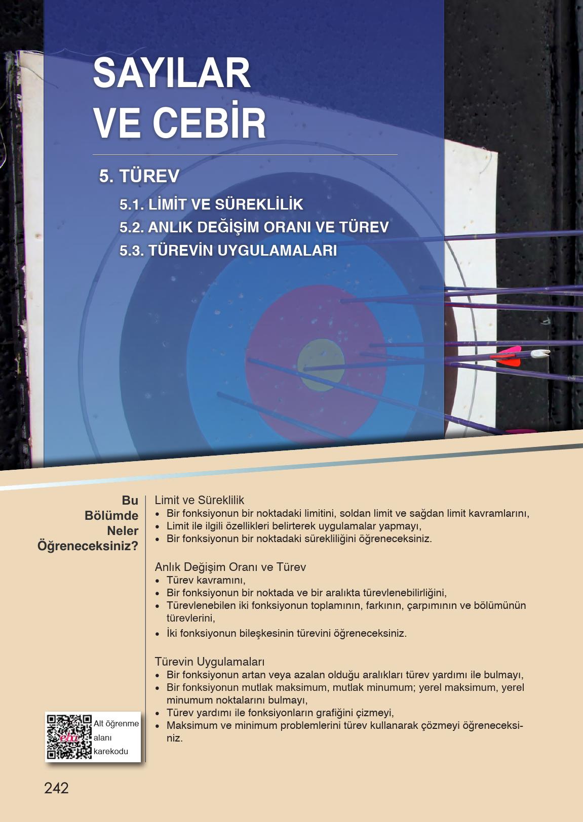 12. Sınıf Meb Yayınları Matematik Ders Kitabı Sayfa 242 Cevapları