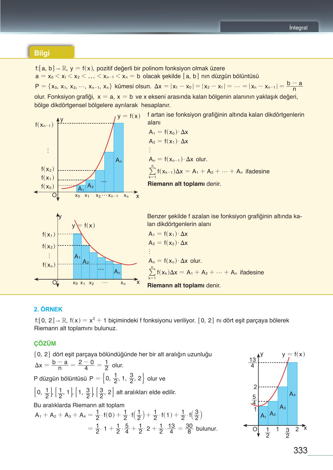 12. Sınıf Meb Yayınları Matematik Ders Kitabı Sayfa 333 Cevapları