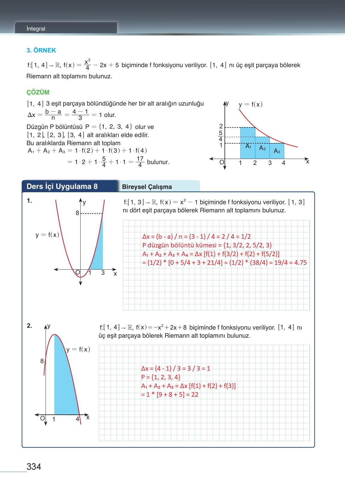 12. Sınıf Meb Yayınları Matematik Ders Kitabı Sayfa 334 Cevapları