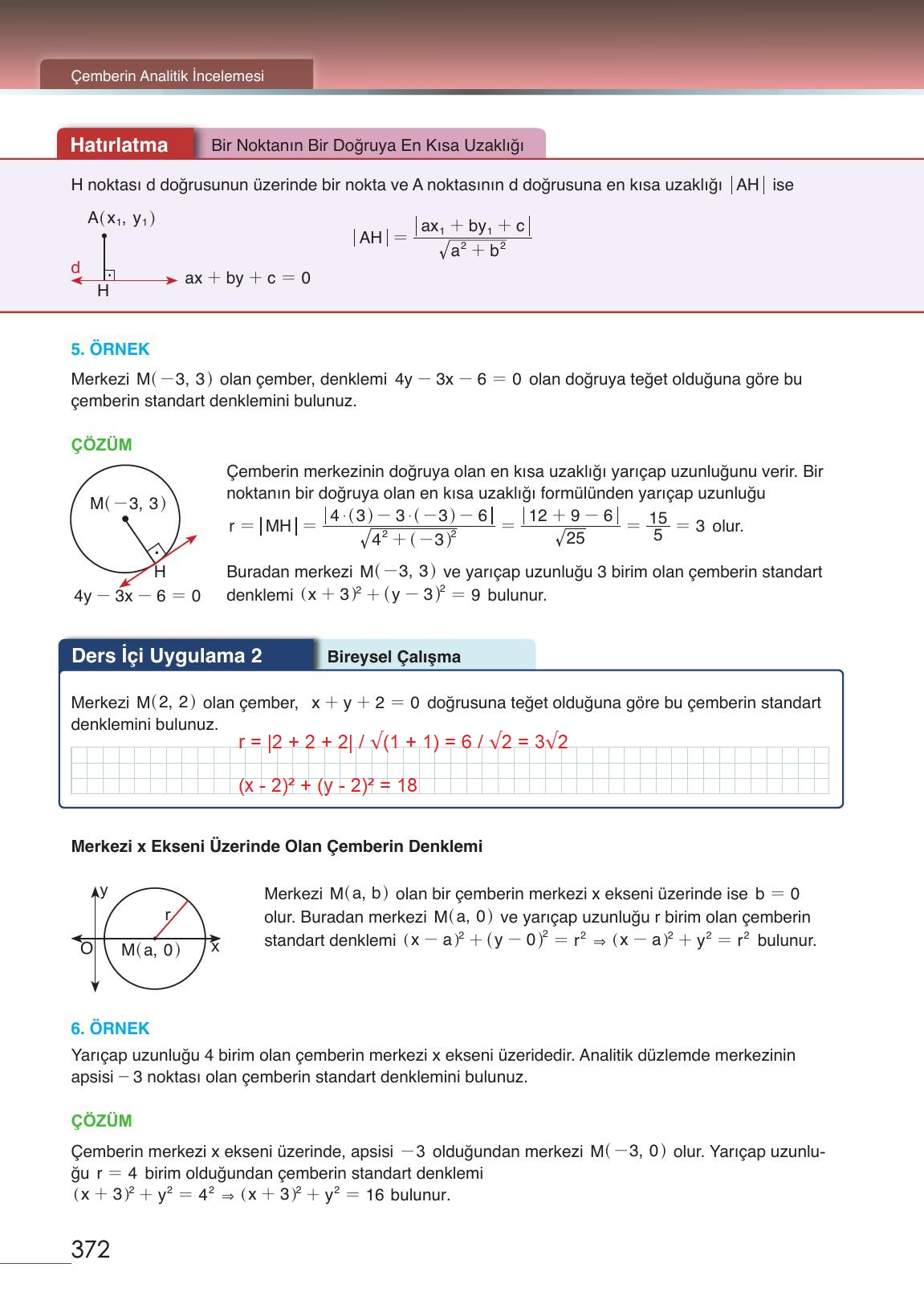 12. Sınıf Meb Yayınları Matematik Ders Kitabı Sayfa 372 Cevapları 12. Sınıf Meb Yayınları Matematik Ders Kitabı Sayfa 372 Cevapları