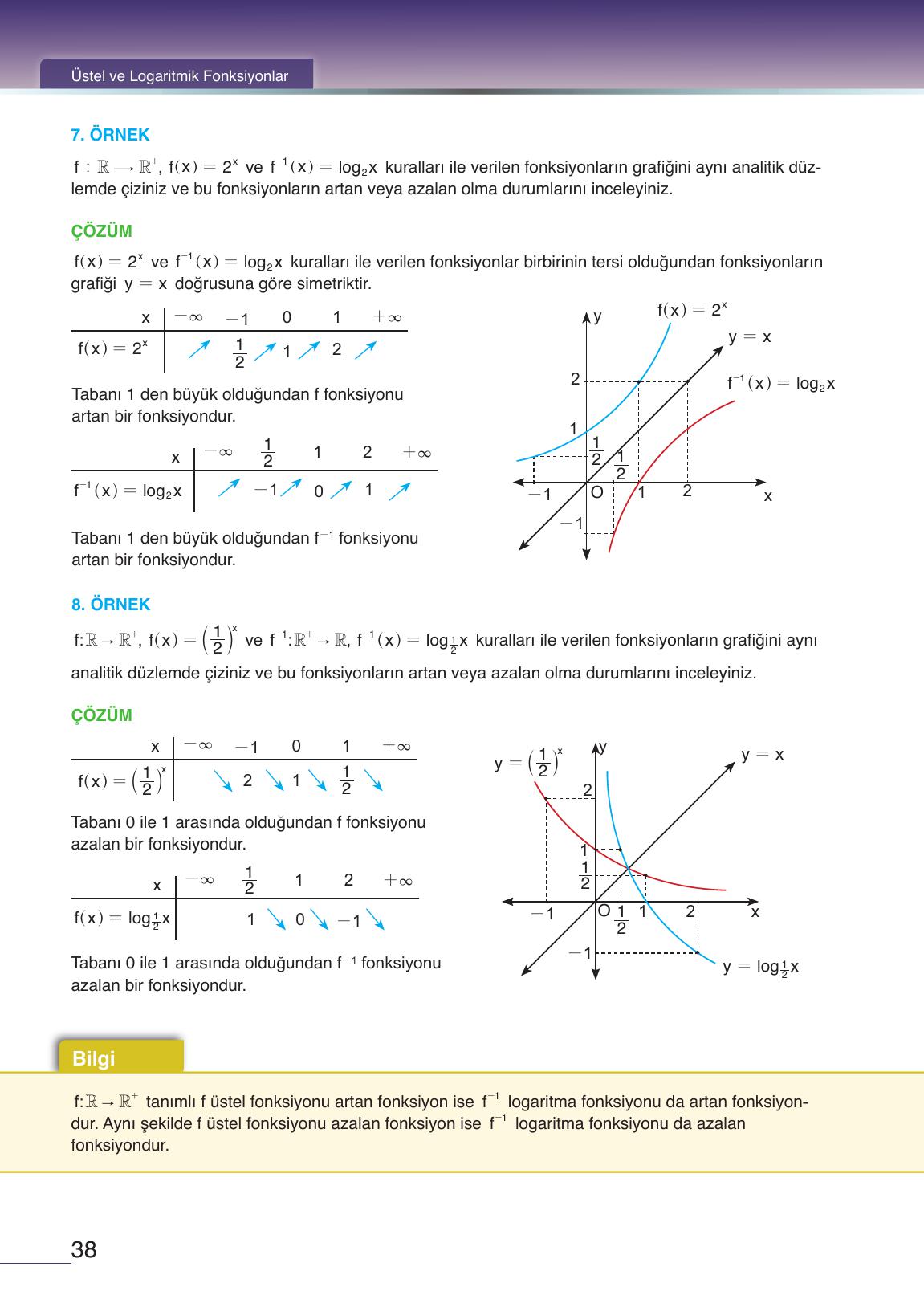12. Sınıf Meb Yayınları Matematik Ders Kitabı Sayfa 38 Cevapları