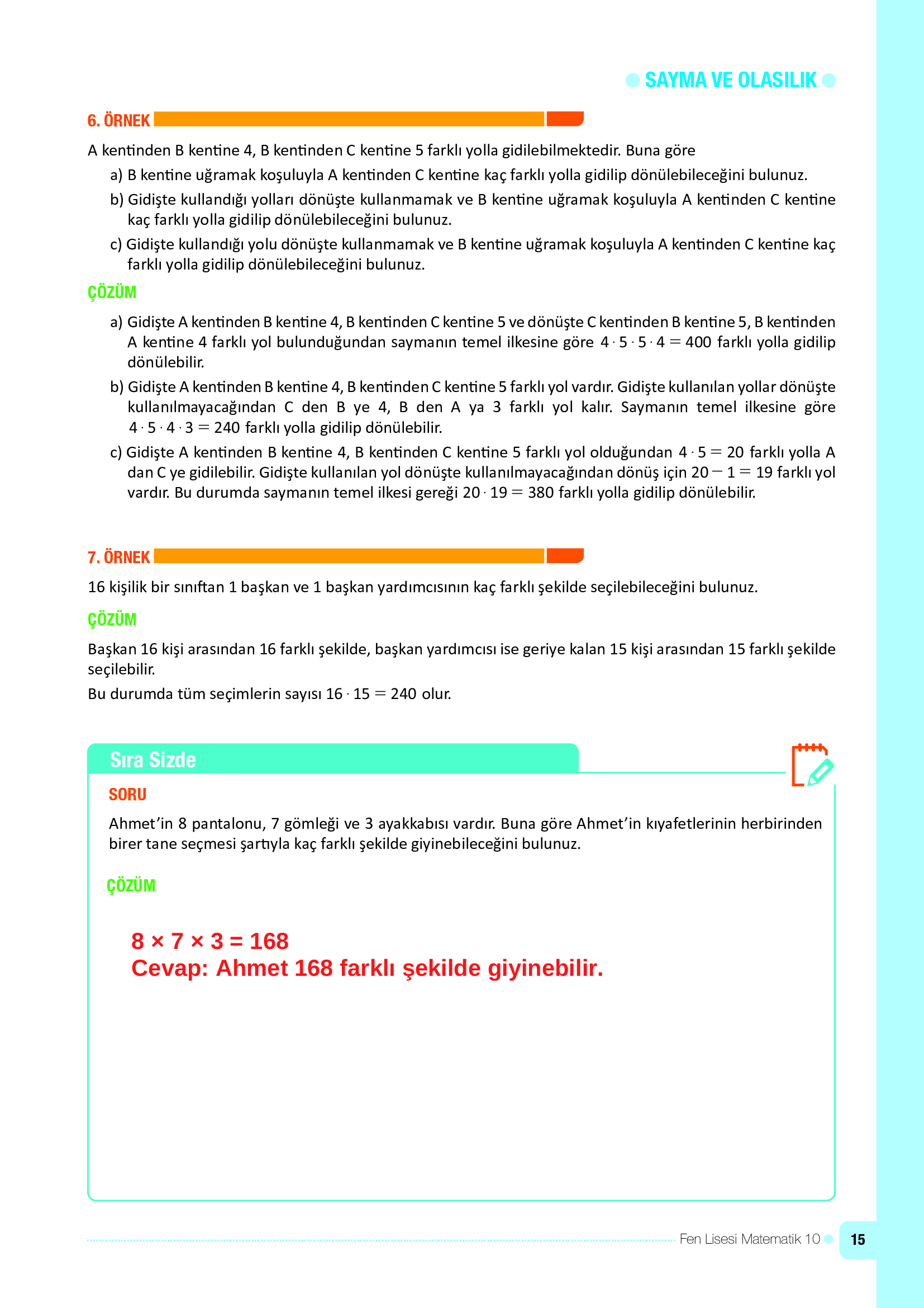 10. Sınıf Meb Yayınları Fen Lisesi Matematik Ders Kitabı Sayfa 15 Cevapları 10. Sınıf Meb Yayınları Fen Lisesi Matematik Ders Kitabı Sayfa 15 Cevapları
