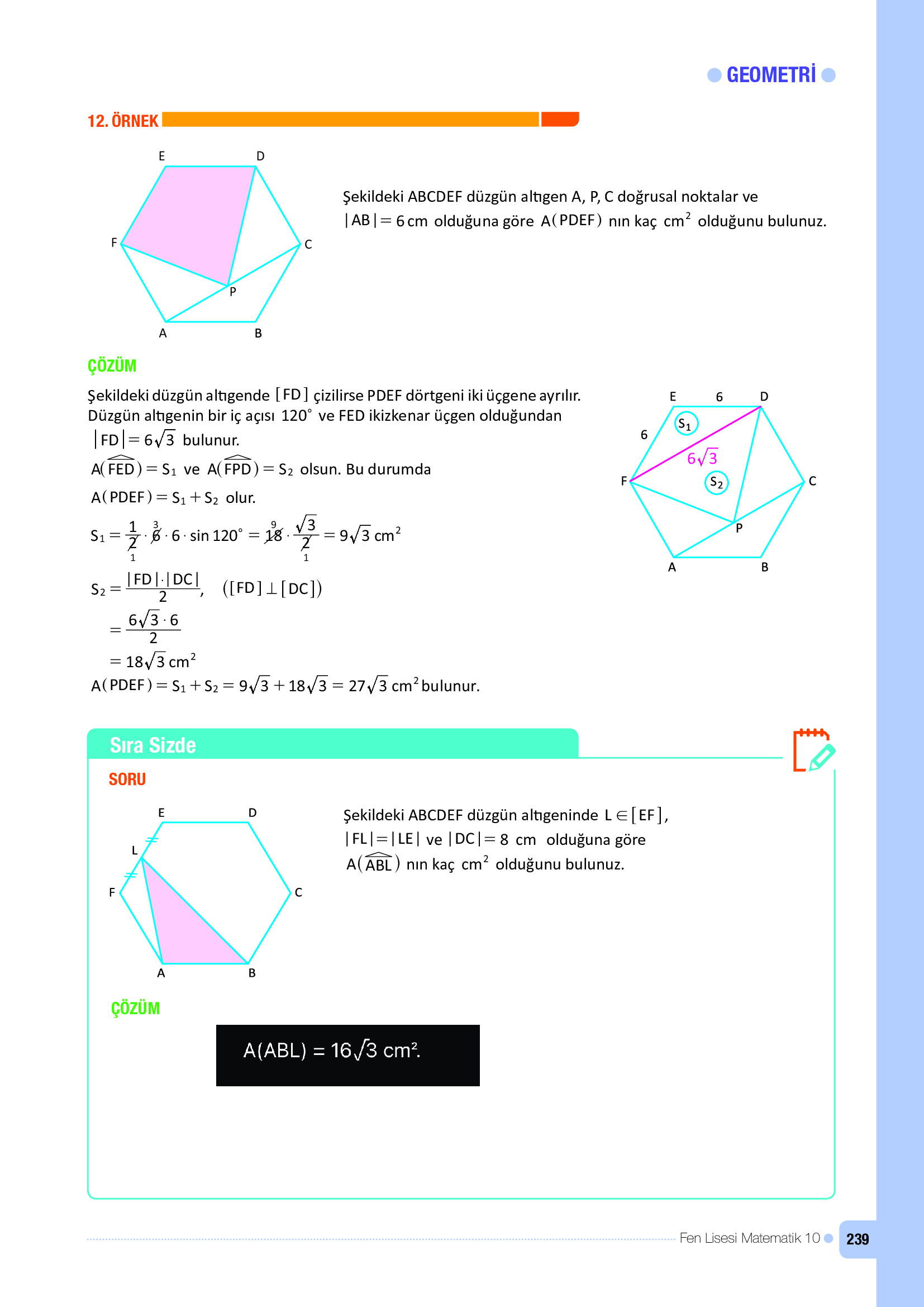 10. Sınıf Meb Yayınları Fen Lisesi Matematik Ders Kitabı Sayfa 239 Cevapları