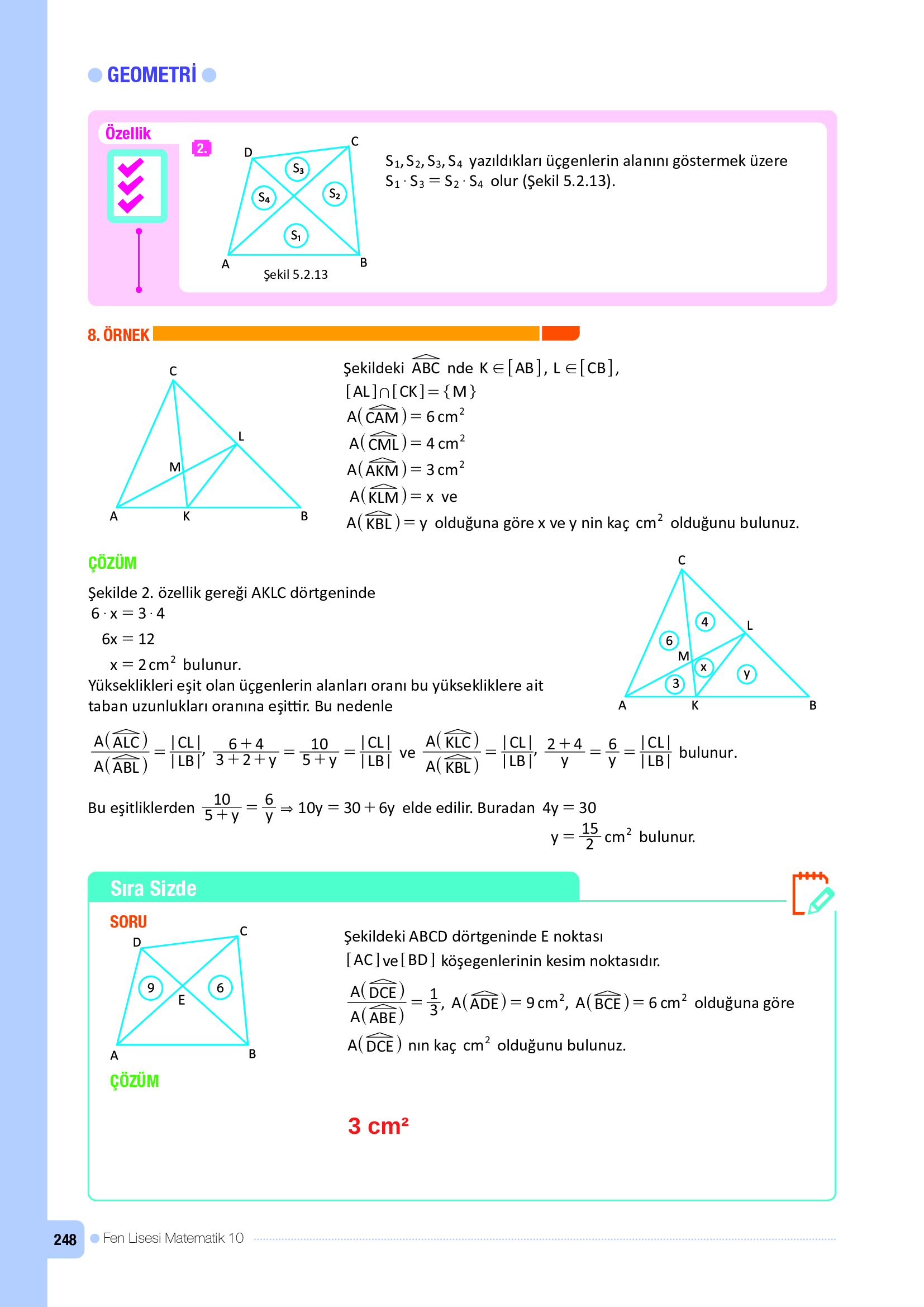 10. Sınıf Meb Yayınları Fen Lisesi Matematik Ders Kitabı Sayfa 248 Cevapları 10. Sınıf Meb Yayınları Fen Lisesi Matematik Ders Kitabı Sayfa 248 Cevapları