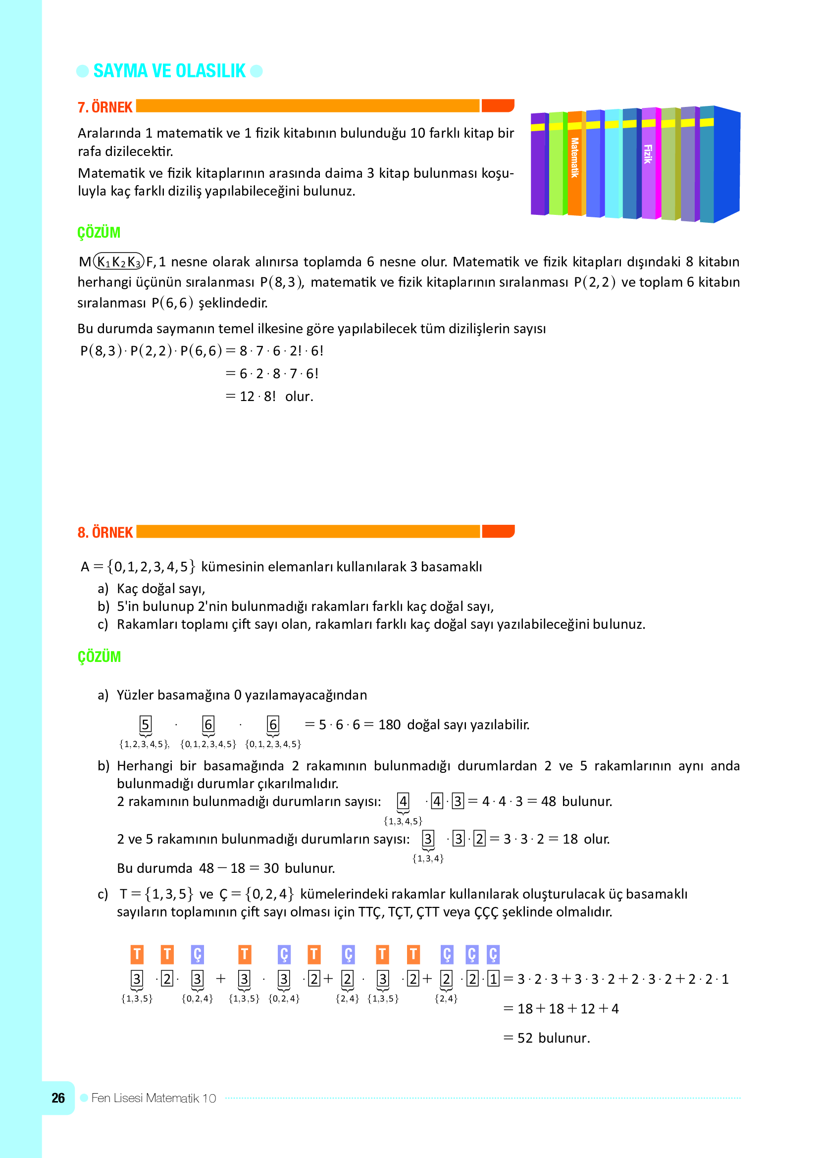 10. Sınıf Meb Yayınları Fen Lisesi Matematik Ders Kitabı Sayfa 26 Cevapları 10. Sınıf Meb Yayınları Fen Lisesi Matematik Ders Kitabı Sayfa 26 Cevapları