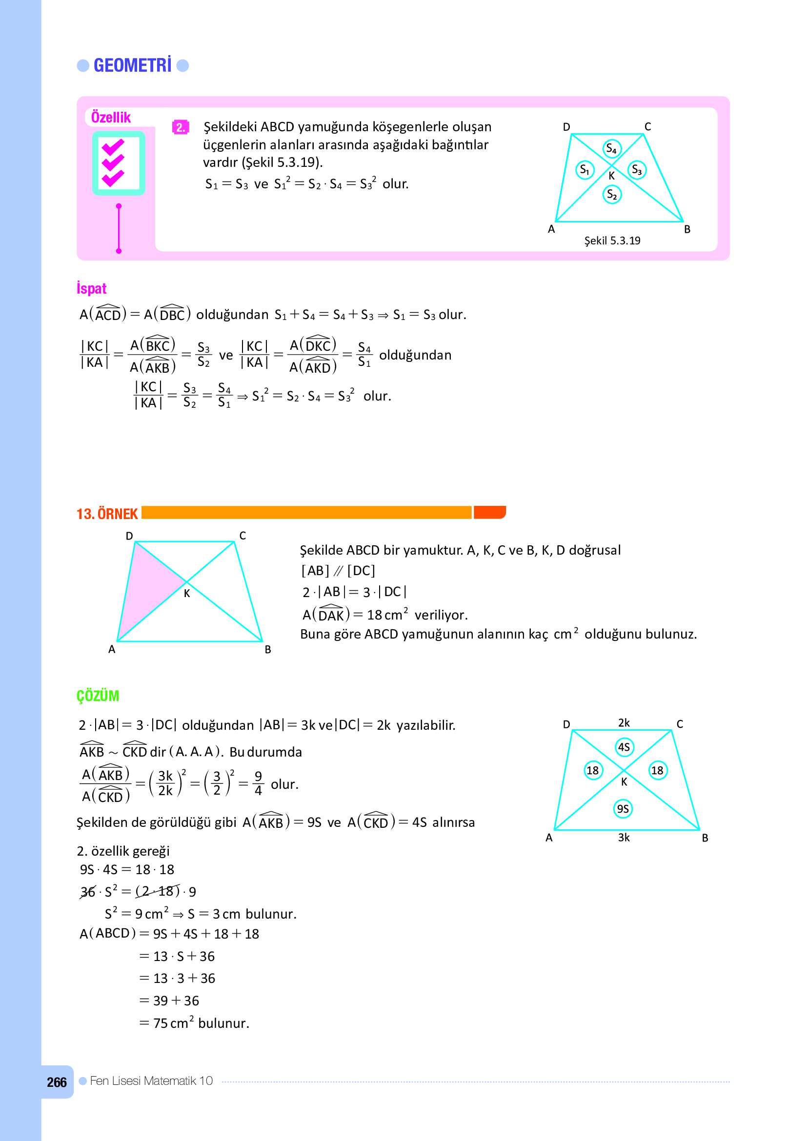 10. Sınıf Meb Yayınları Fen Lisesi Matematik Ders Kitabı Sayfa 266 Cevapları